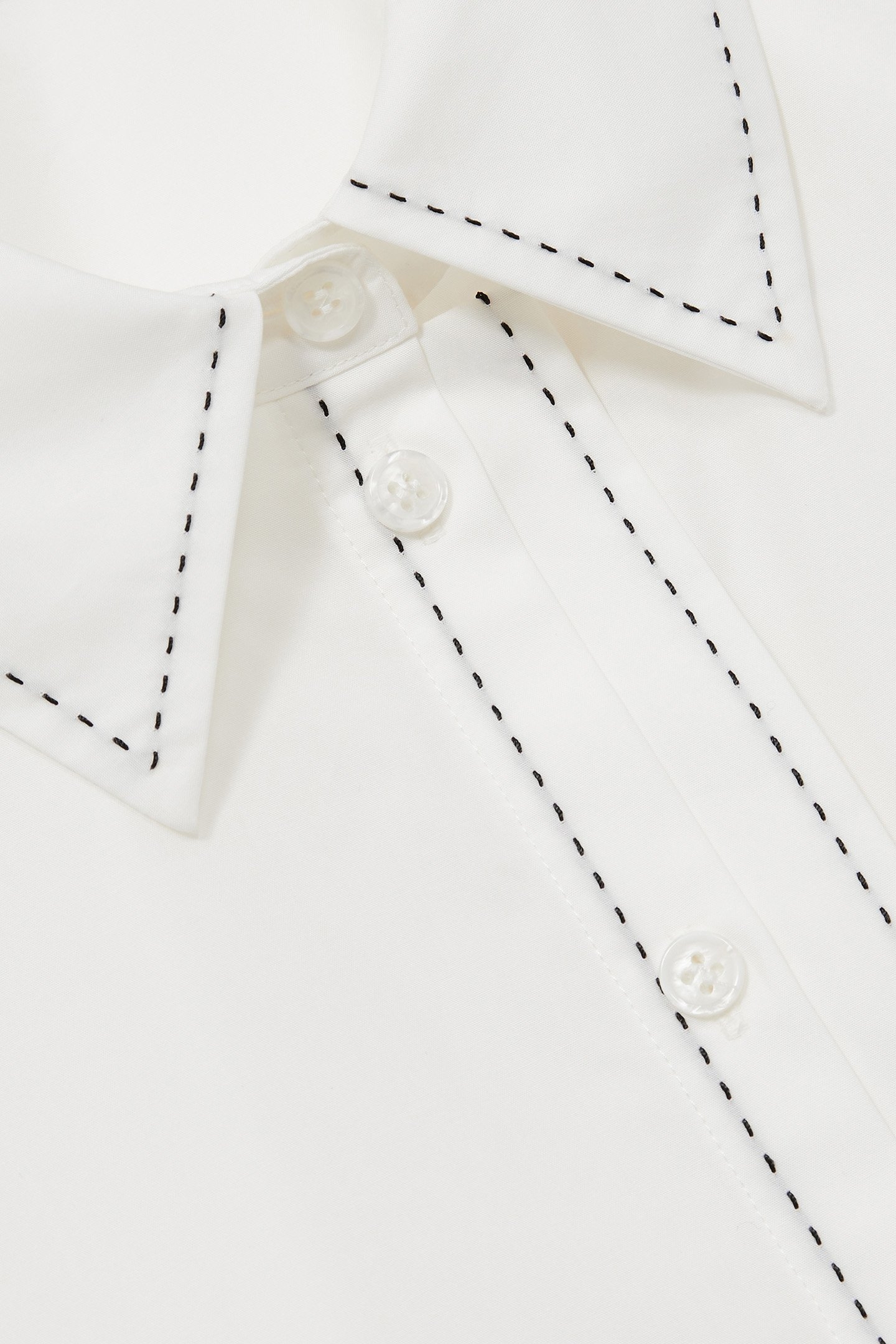 SOFIA STAB STITCH SHIRT WHITE 7