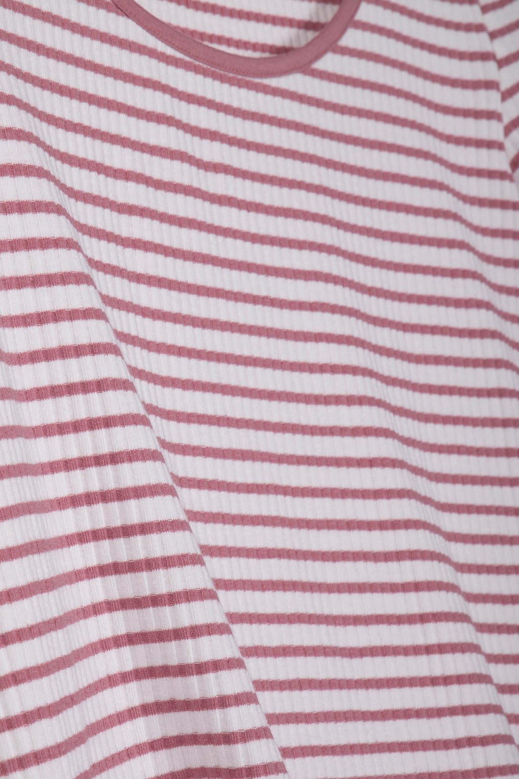 ORGANIC RIB SHIRT STRIPED WOODROSE 4