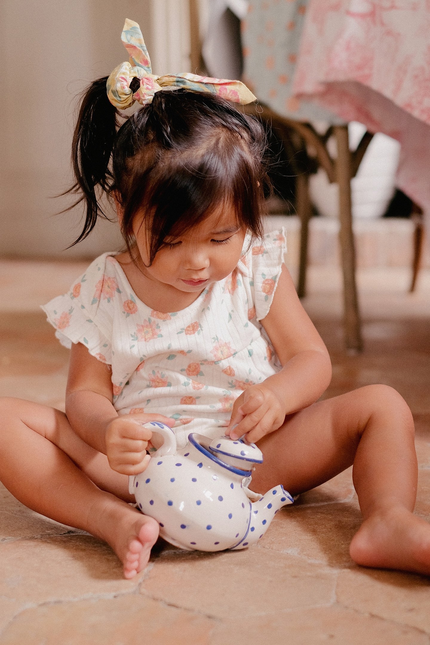 DRESS AMITA OFF WHITE FLOWERS 5