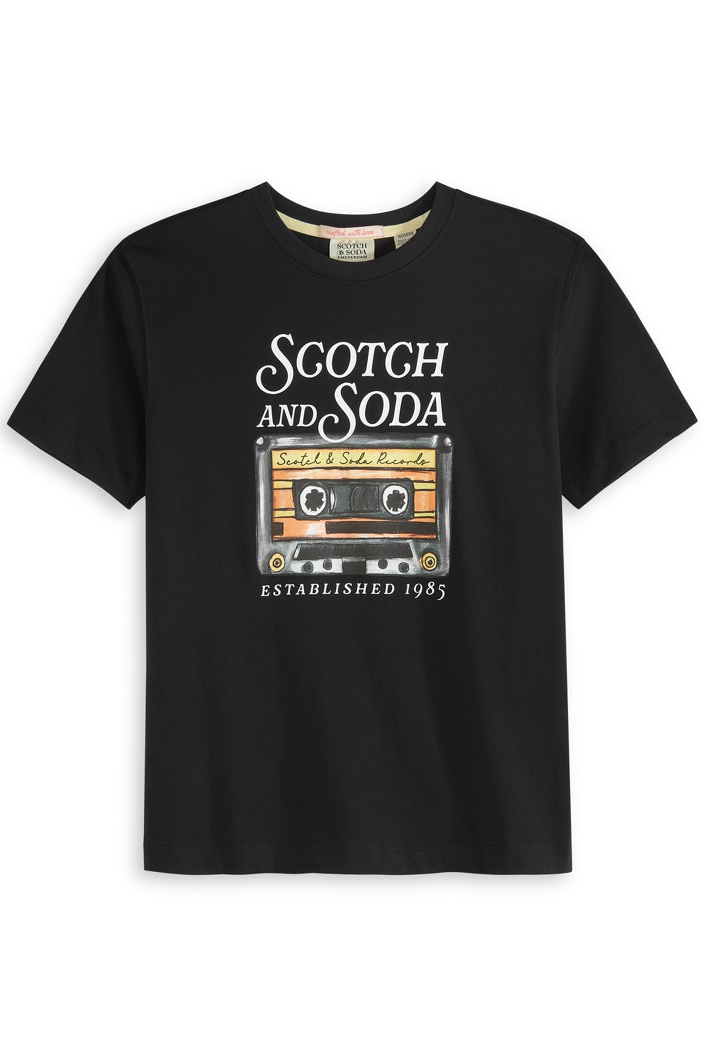 BOYS GRAPHIC TEE BLACK GREY 1