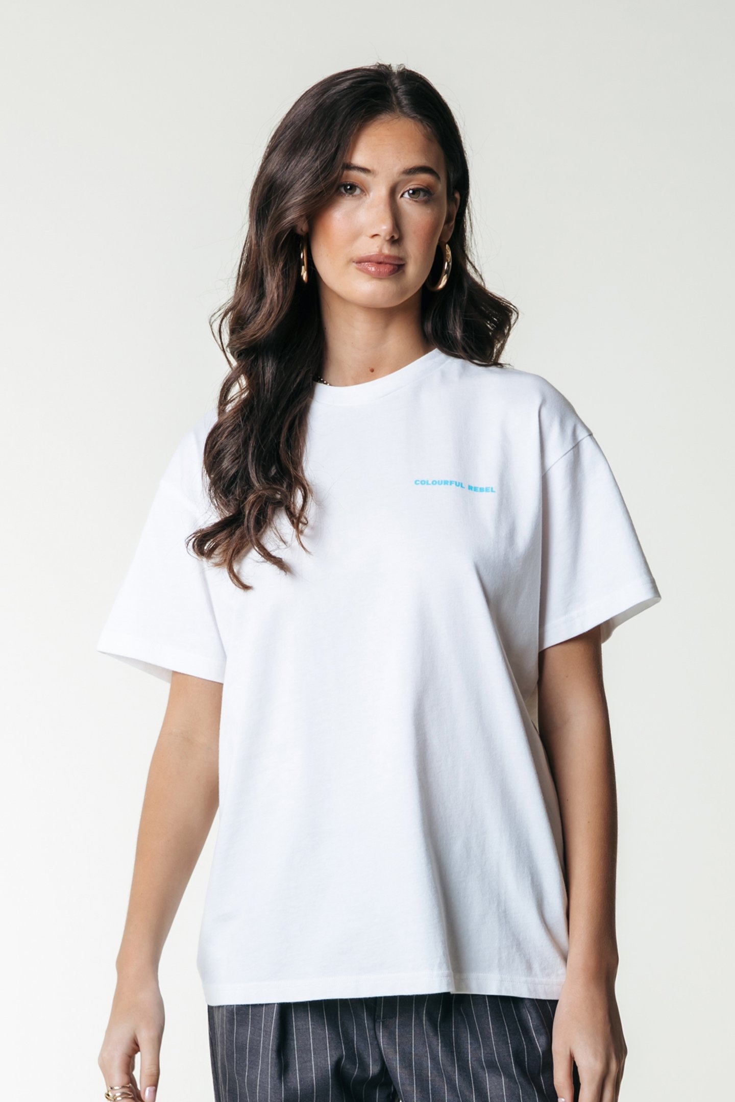 GRADIENT POSTER LOOSEFIT TEE STANDARD WHITE 1