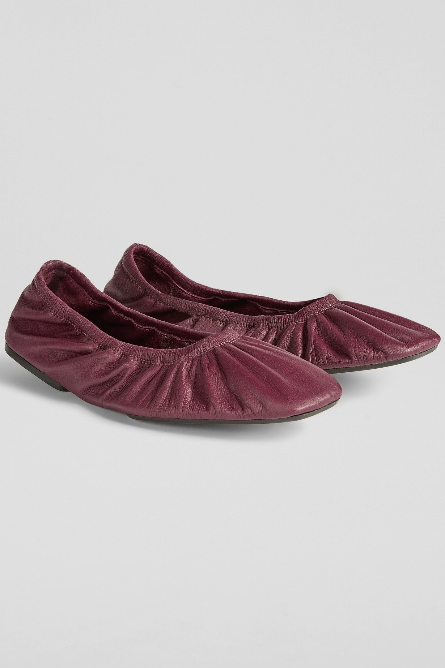 FL TAYLA FOLDED BALLERINA BORDEAUX 2