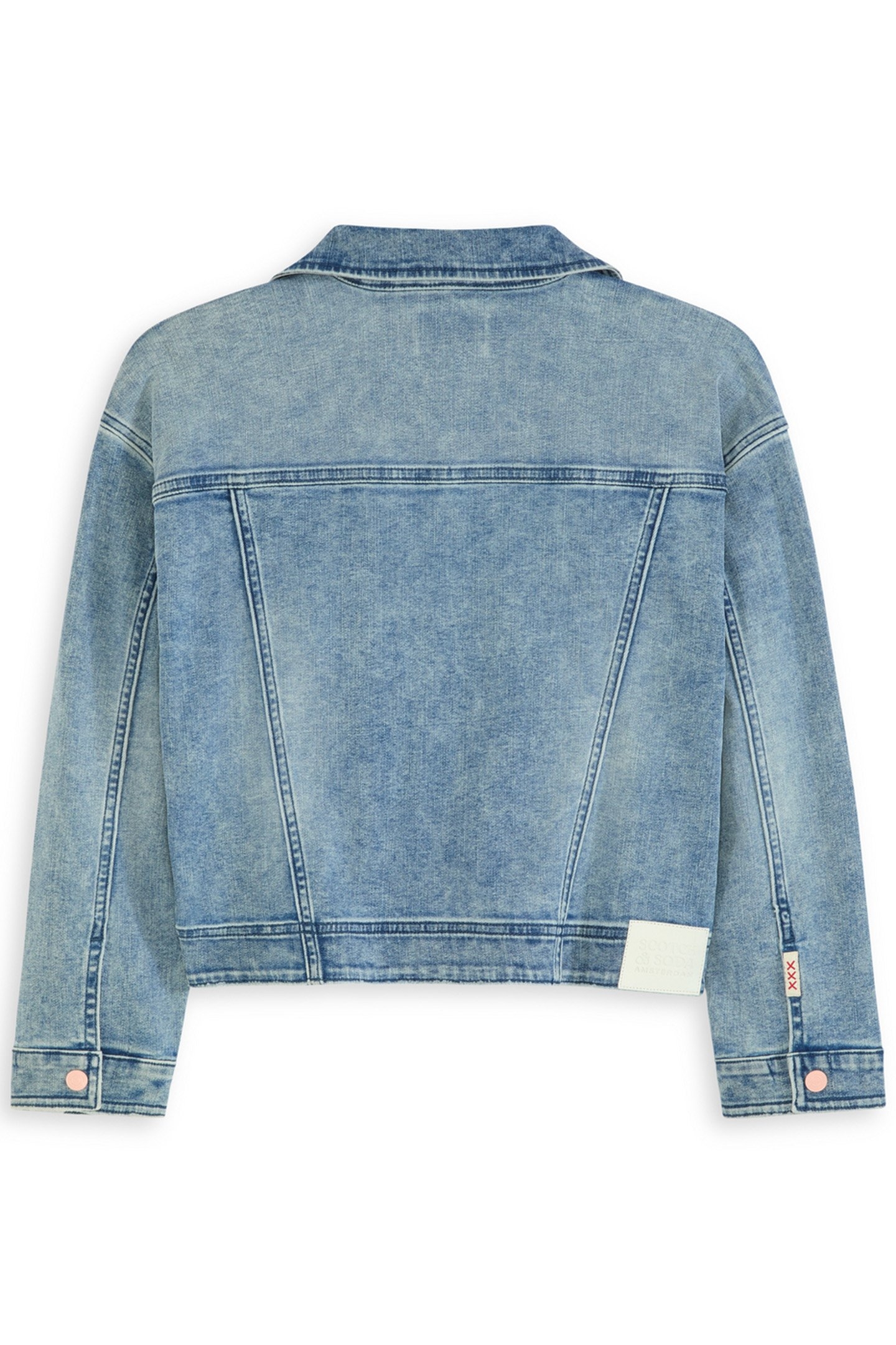 S&S GIRLS DENIM GROUP STRETCH DENIM FASHION JACKET COASTAL B 2