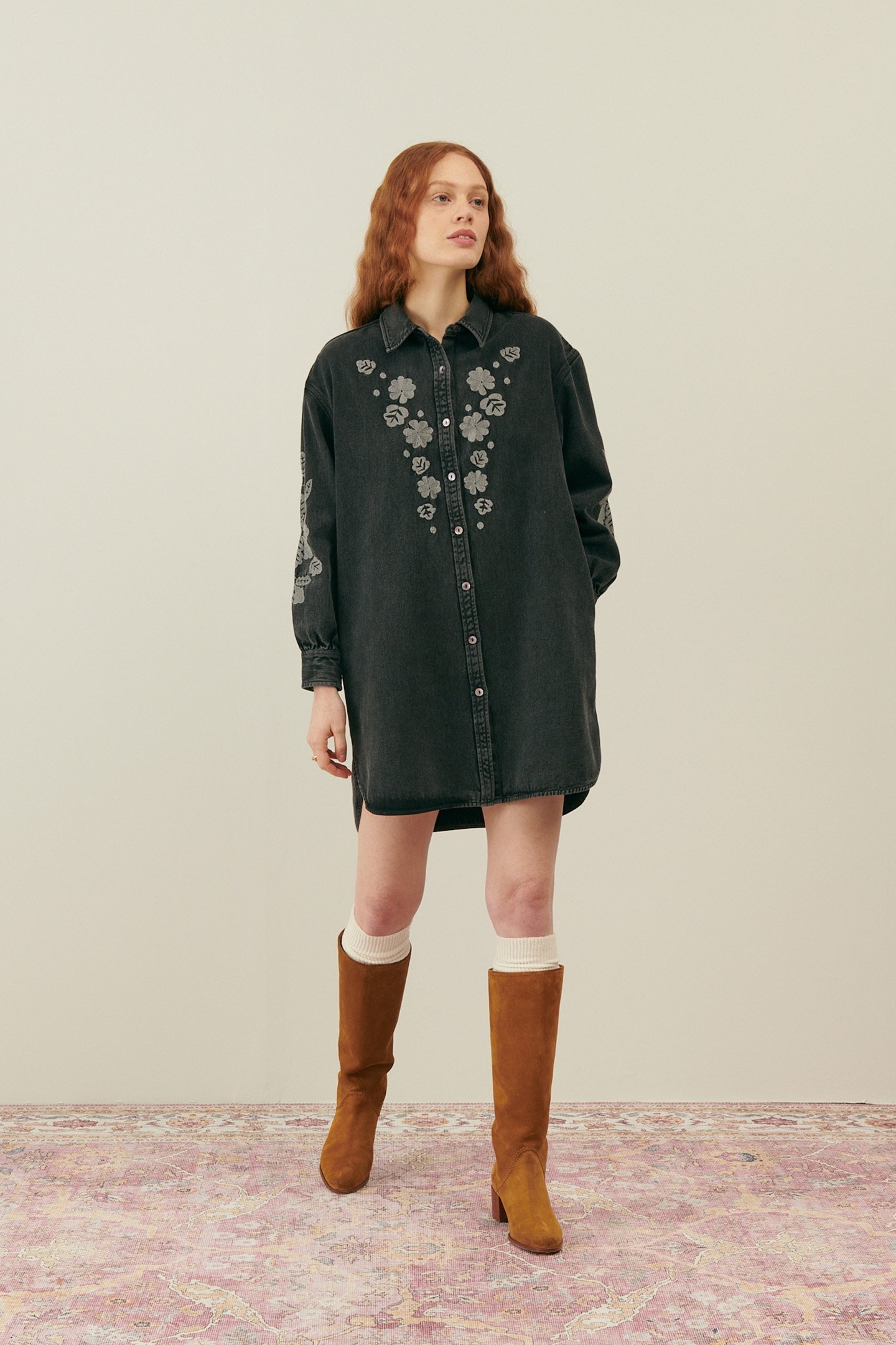 DRESS RINA CHARCOAL 1