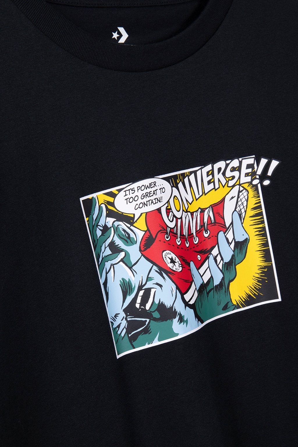 COMIC T-SHIRT CONVERSE BLACK 4