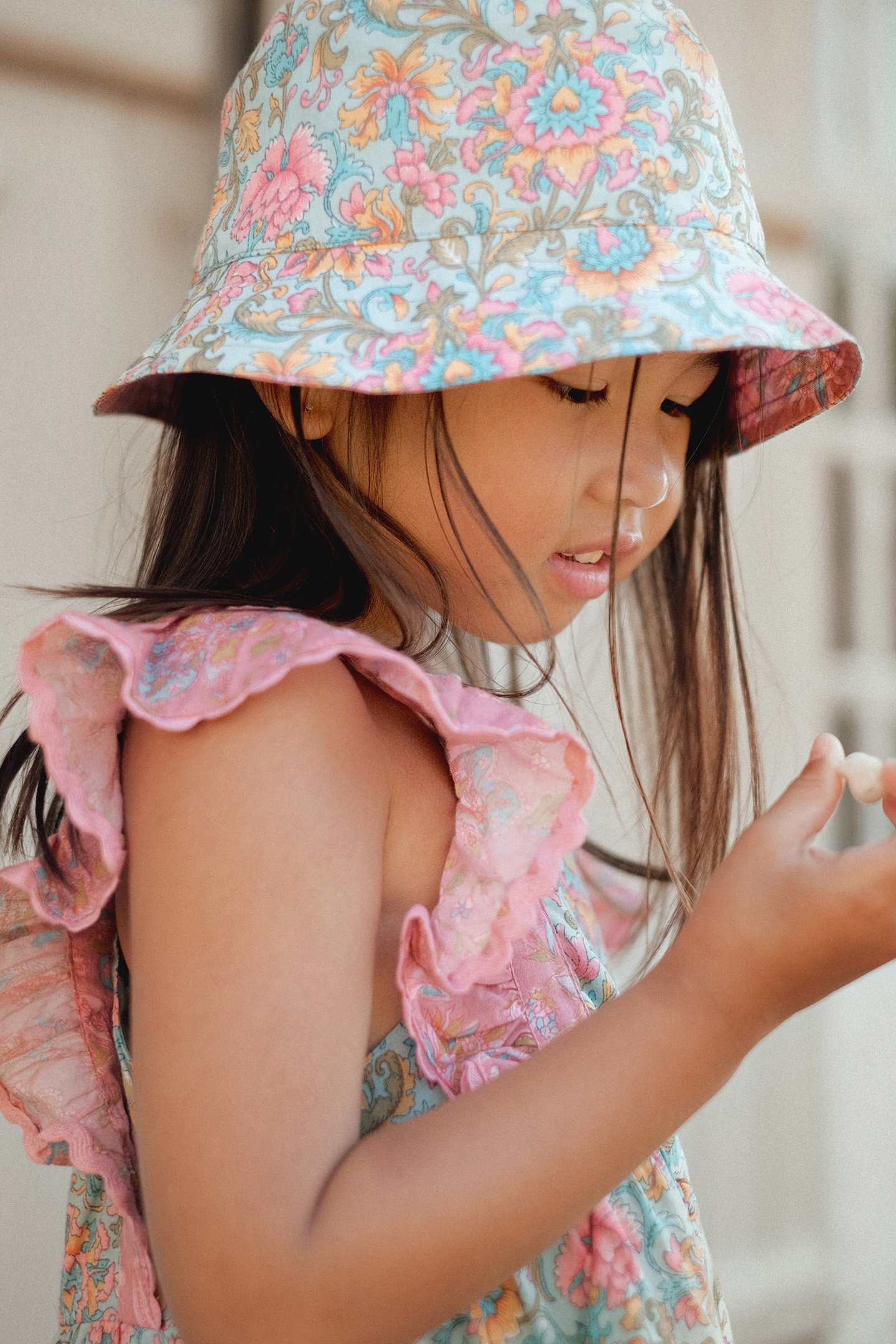 SUN HAT LAJIK WATER RIVER FLOWERS 5