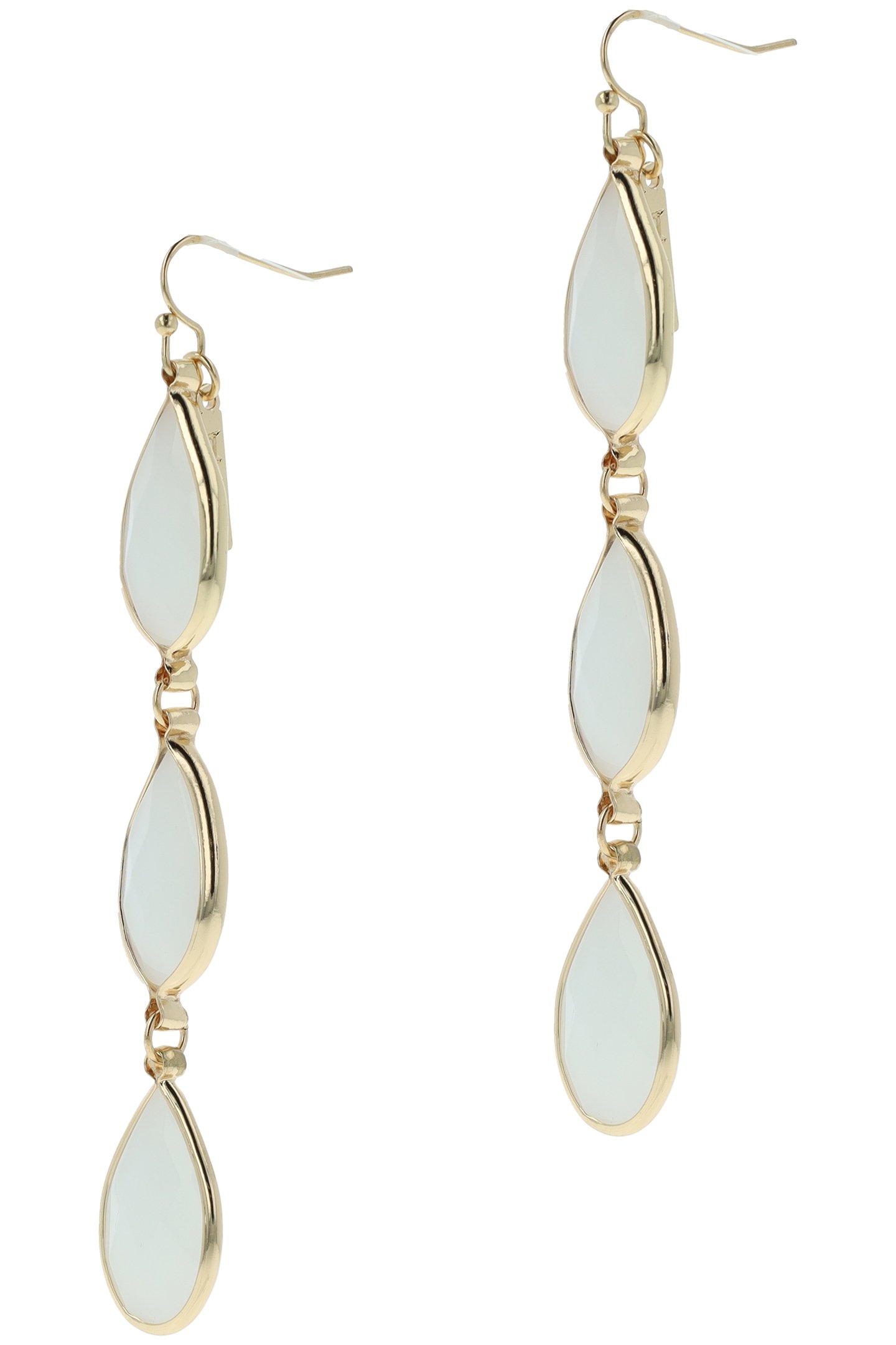 TRIPLE DROP EARHANGERS PINK 3