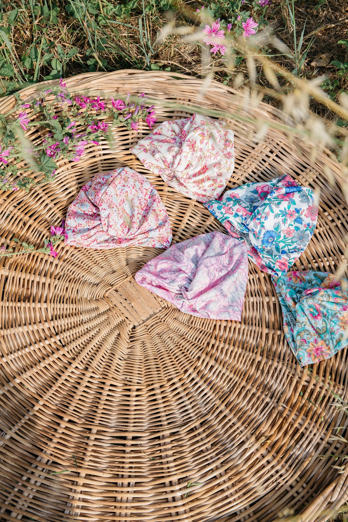 BATHING TURBAN ABINA PINK SWEET PASTEL 2