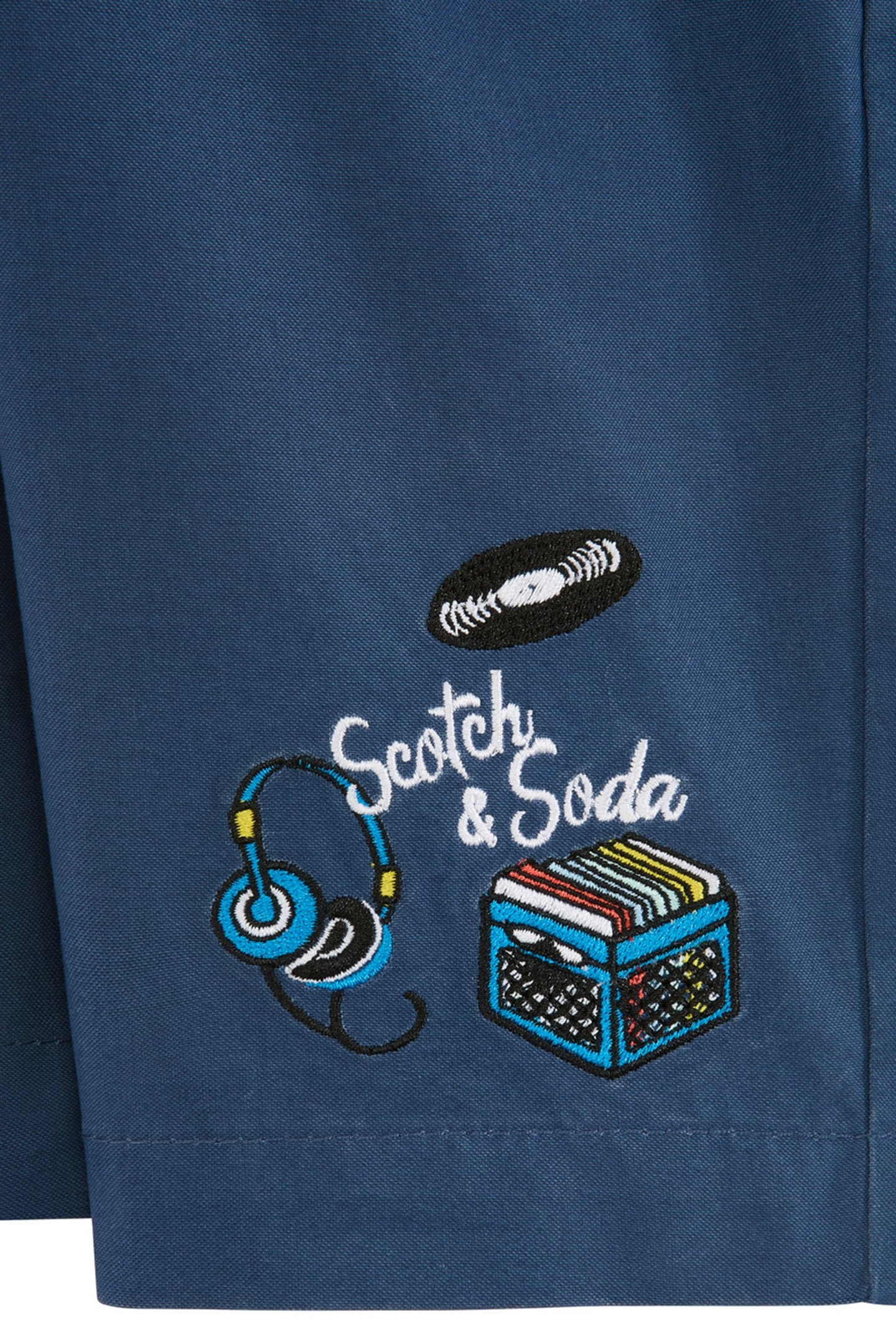 BOYS HALF PANAMA SHORT DARK OBSIDIAN 4