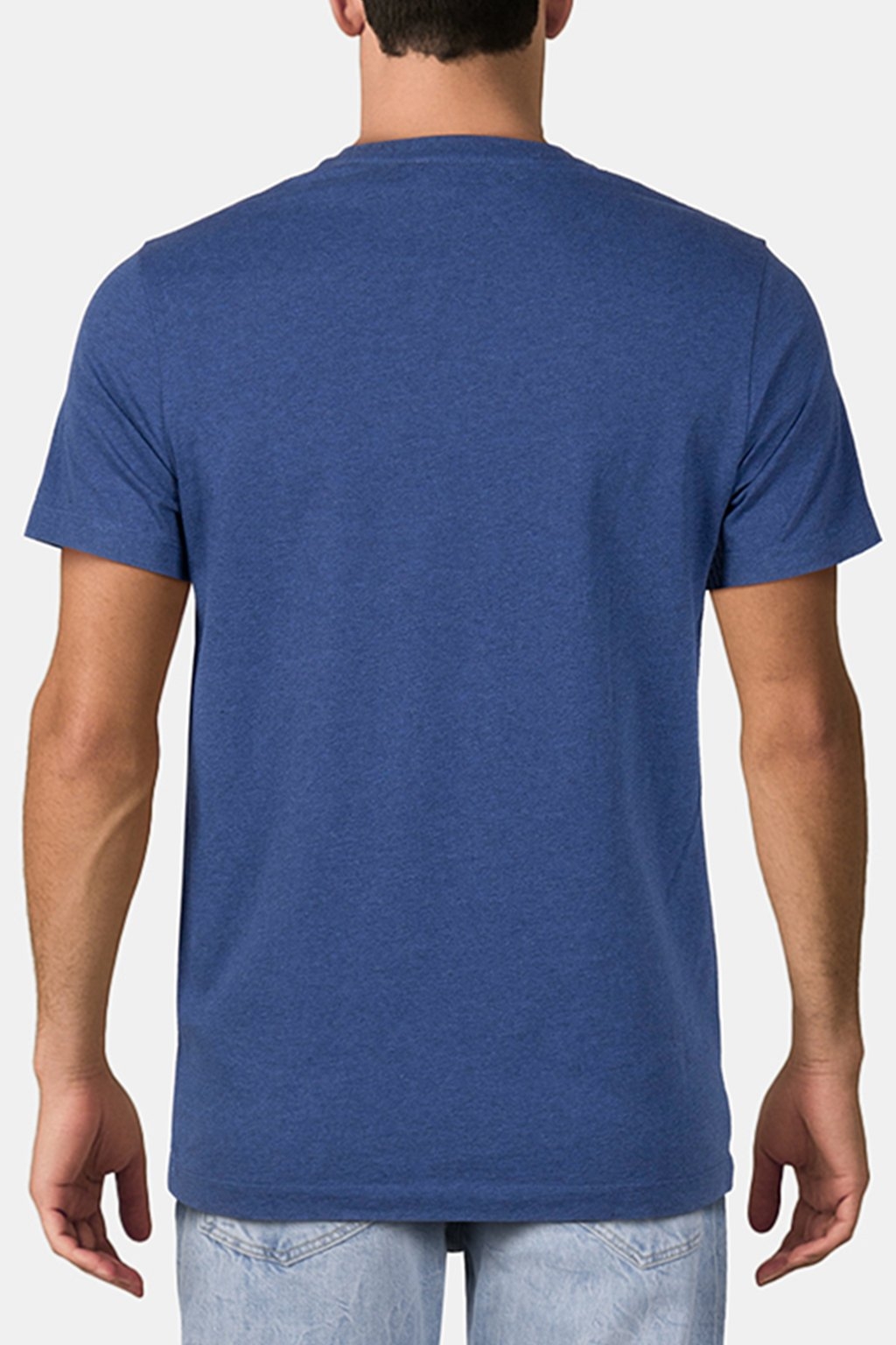BASIC COTTON T-SHIRT IN BLUE 2