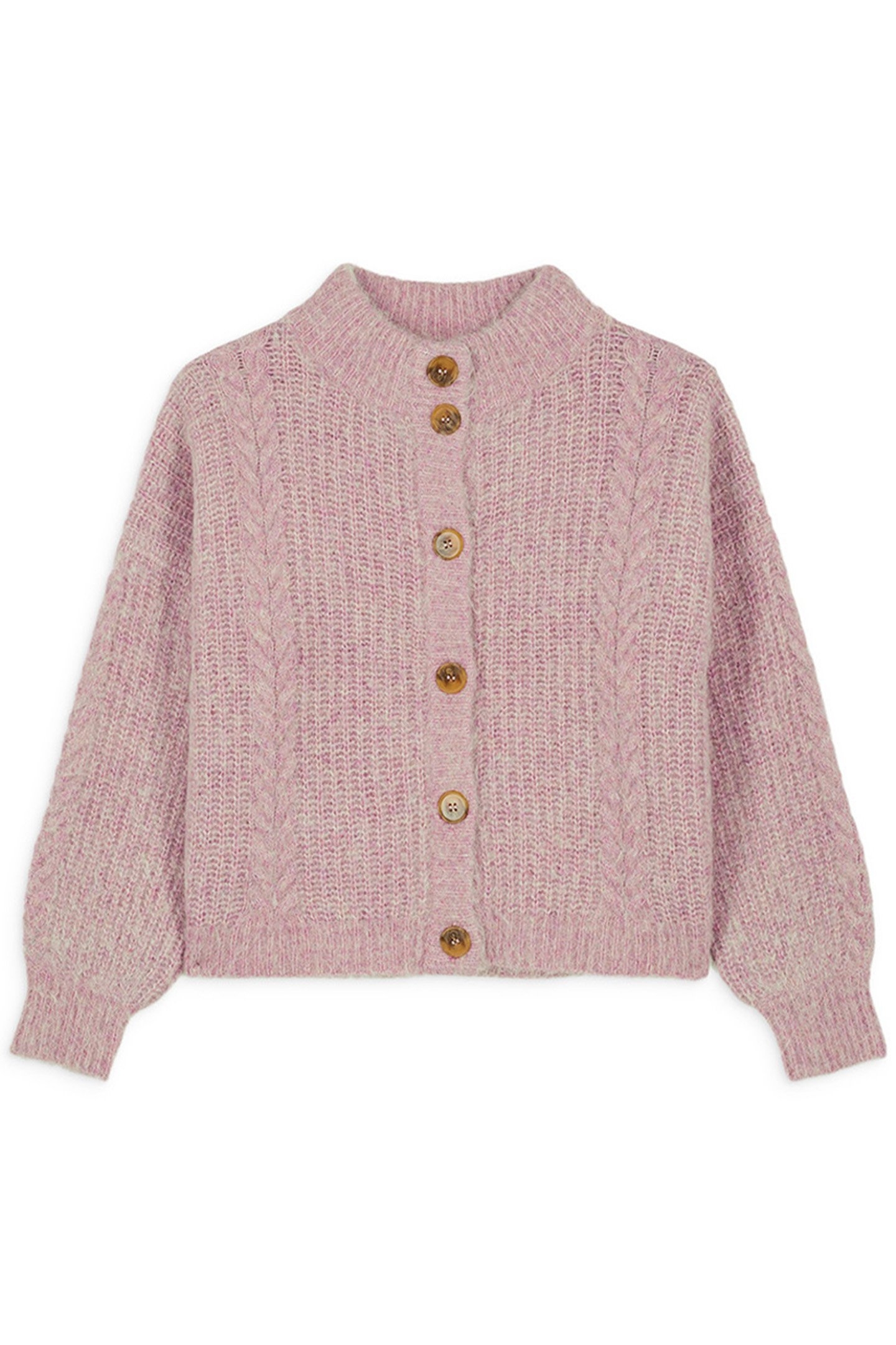 CARDIGAN LISANDRE MAUVE 1