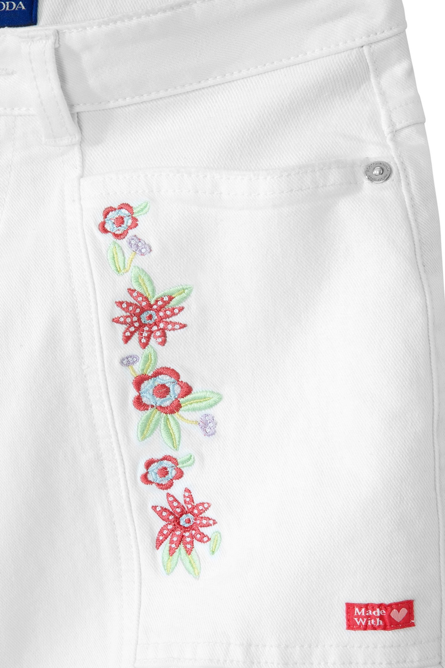 S&S GIRLS DENIM GROUP STRETCH DENIM TAPPERED BARREL JEANS WH 3