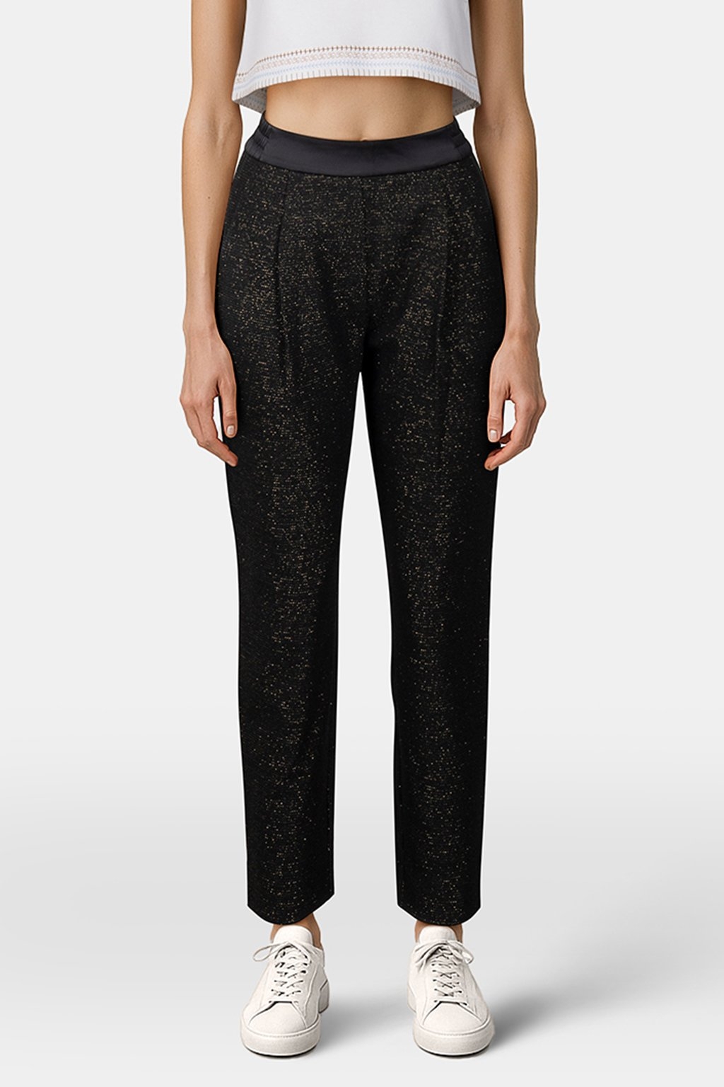 ALEIDA SHIMMER TROUS BLACK 1