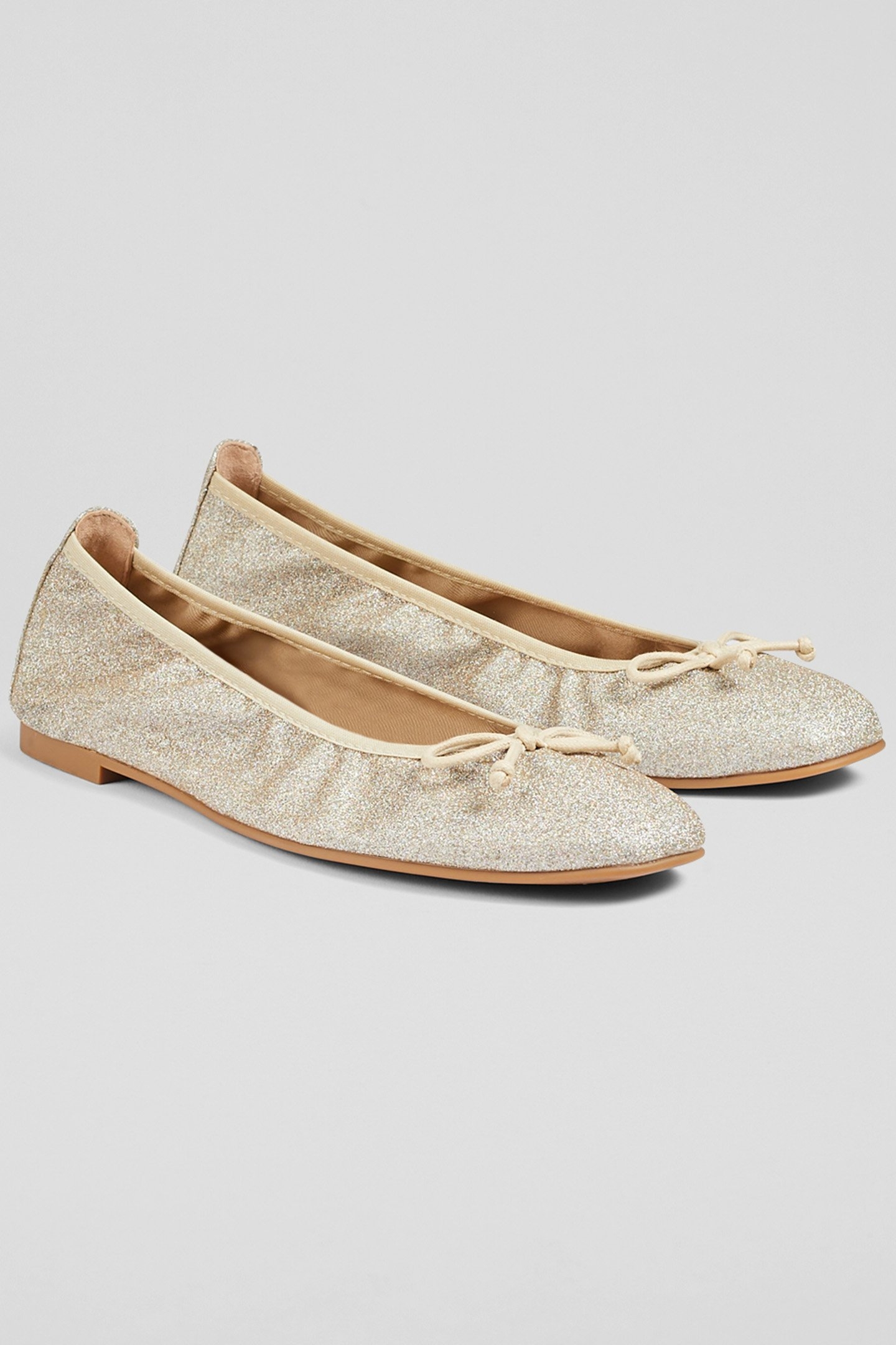 FL TRILLY BALLERINA FLAT GOLD 2