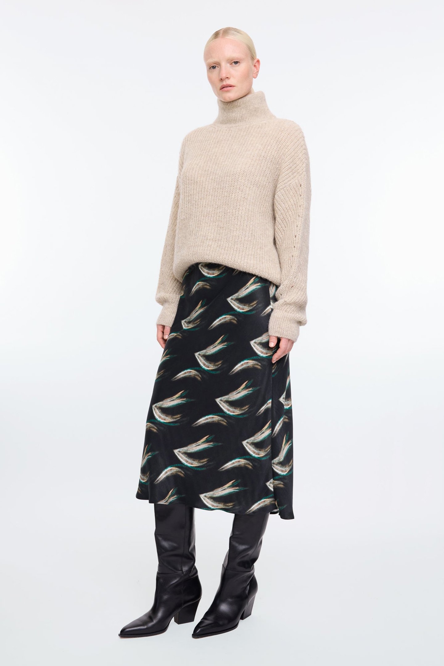 BIAS FADE SKIRT JETSET/FOREST/MARSHMALLOW 5