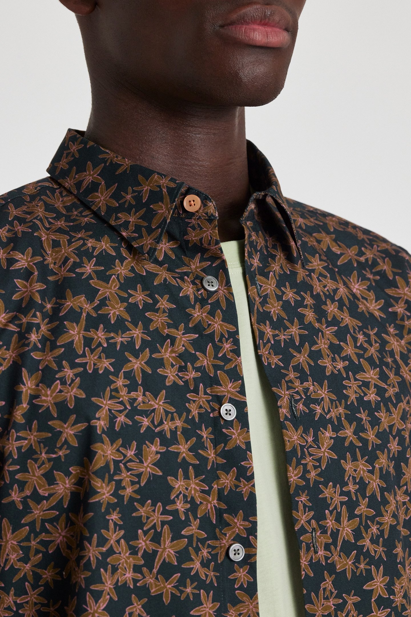 MENS SHIRT LS TAILORED FIT INDIGO 5