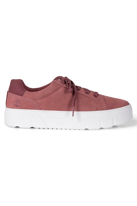 LAUREL COURT LOW LACE UP SNEAKER MEDIUM RED SUEDE 1