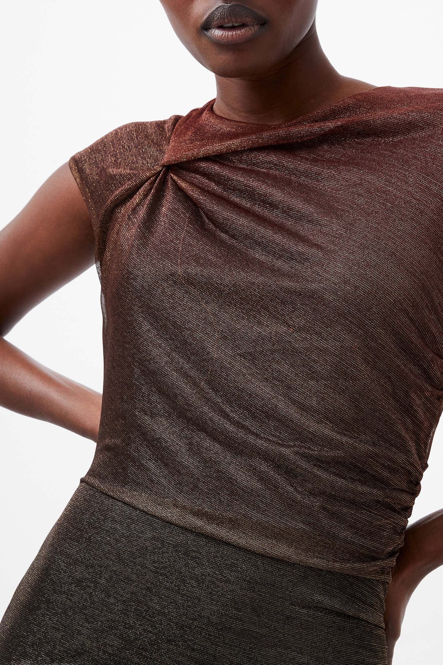 SELA LUREX MIDI DRESS MULTI 4