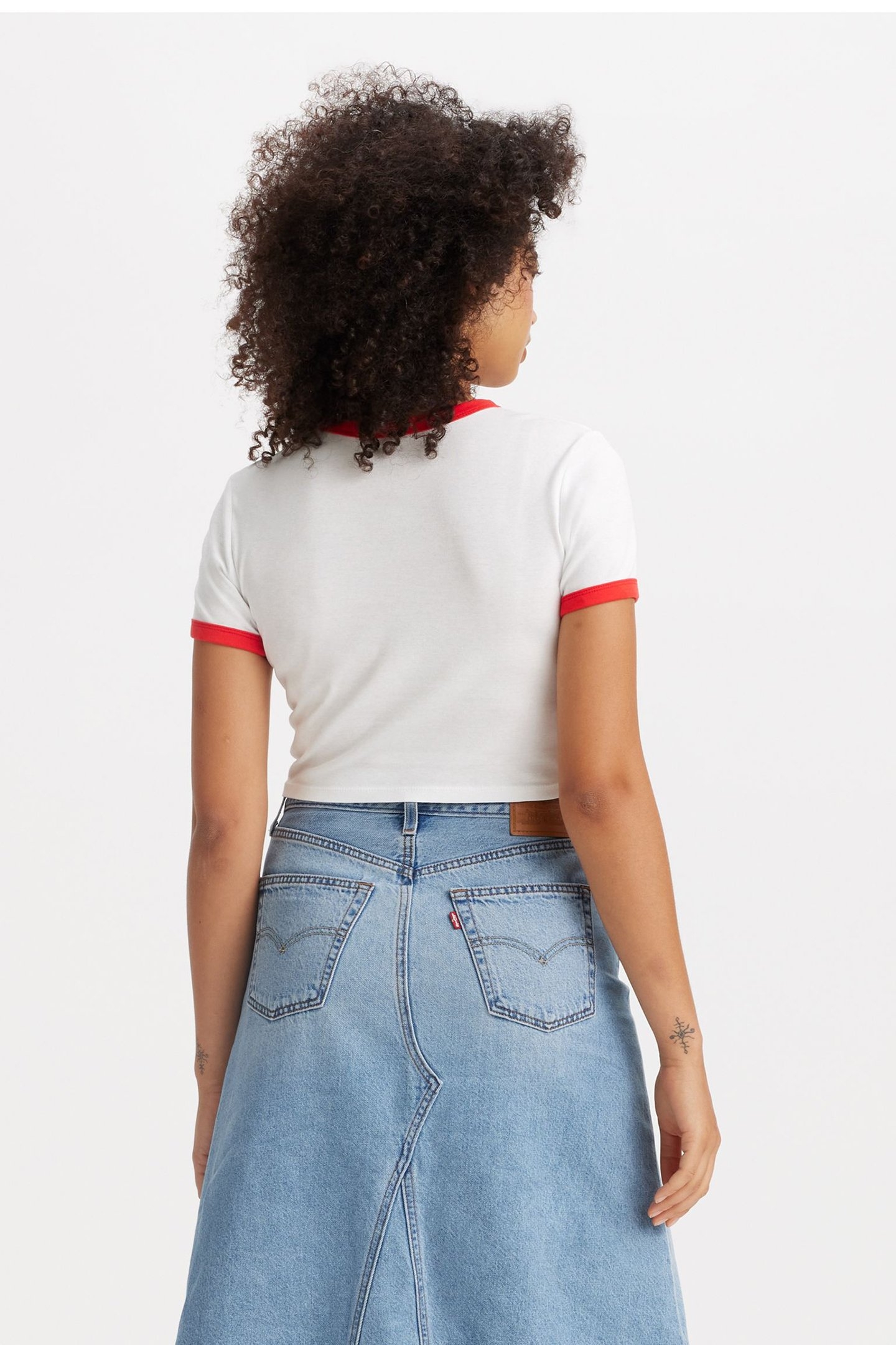 GRAPHIC MINI RINGER TEE PPEACH TAB BRIGHT 2