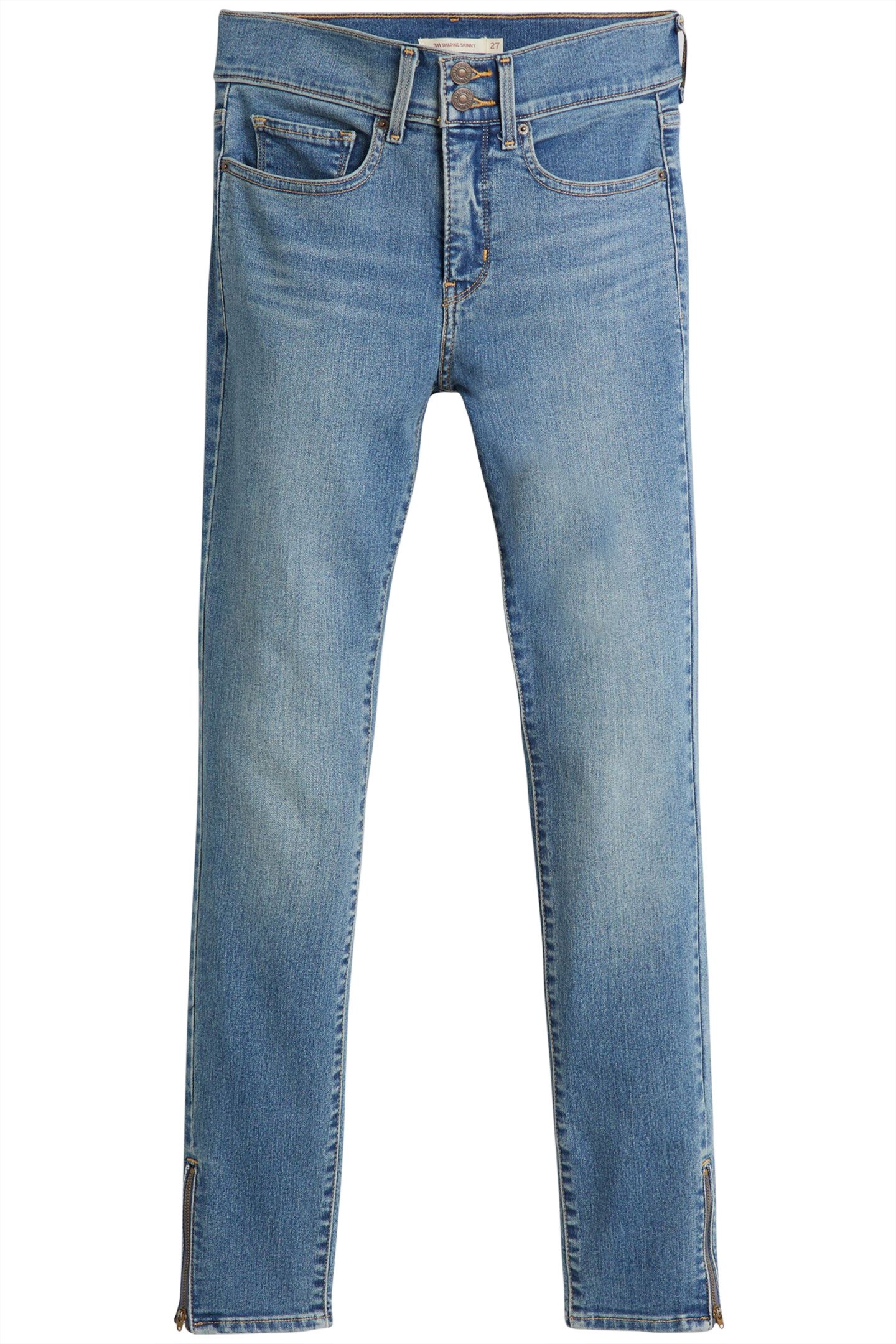 311 SHP SKINNY ZIP HEM CAMP DENIM 4