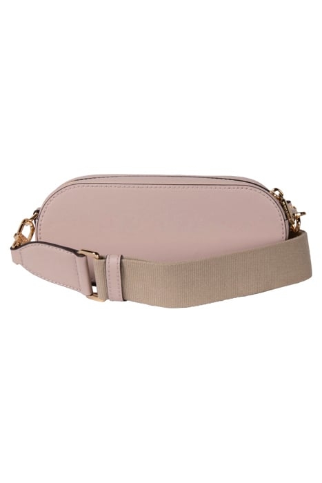 MEDIUM OVAL CROSSBODY BAG WITH LOGO IN SOFT PINK 3