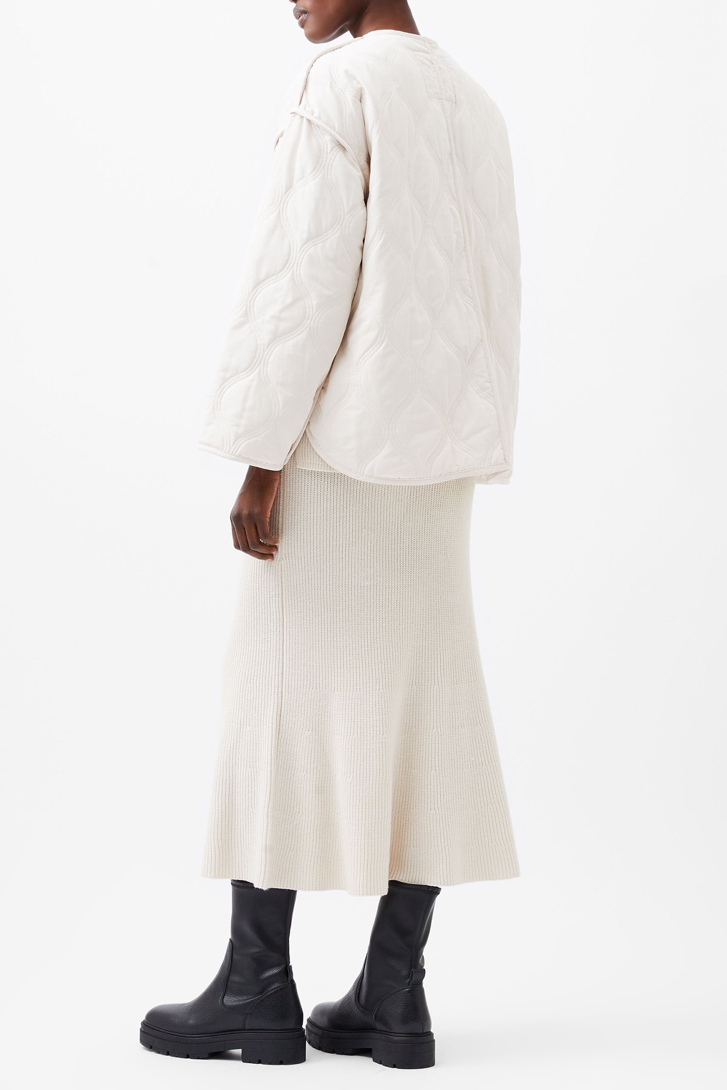 ARIS QUILTED JACKET CLASSIC CREAM 2