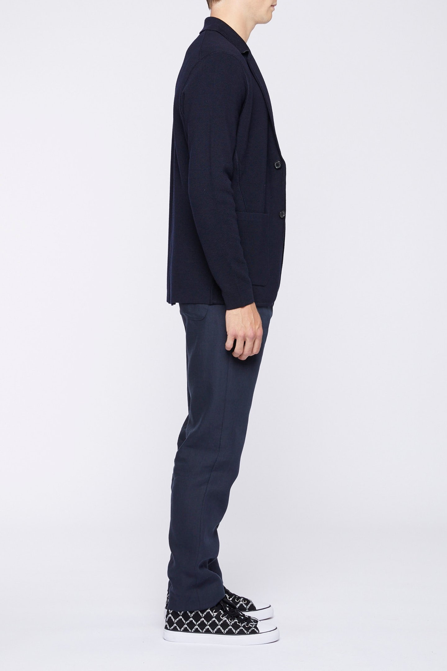 GENTS SB KNITTED JACKET VERY DARK NAVY 5