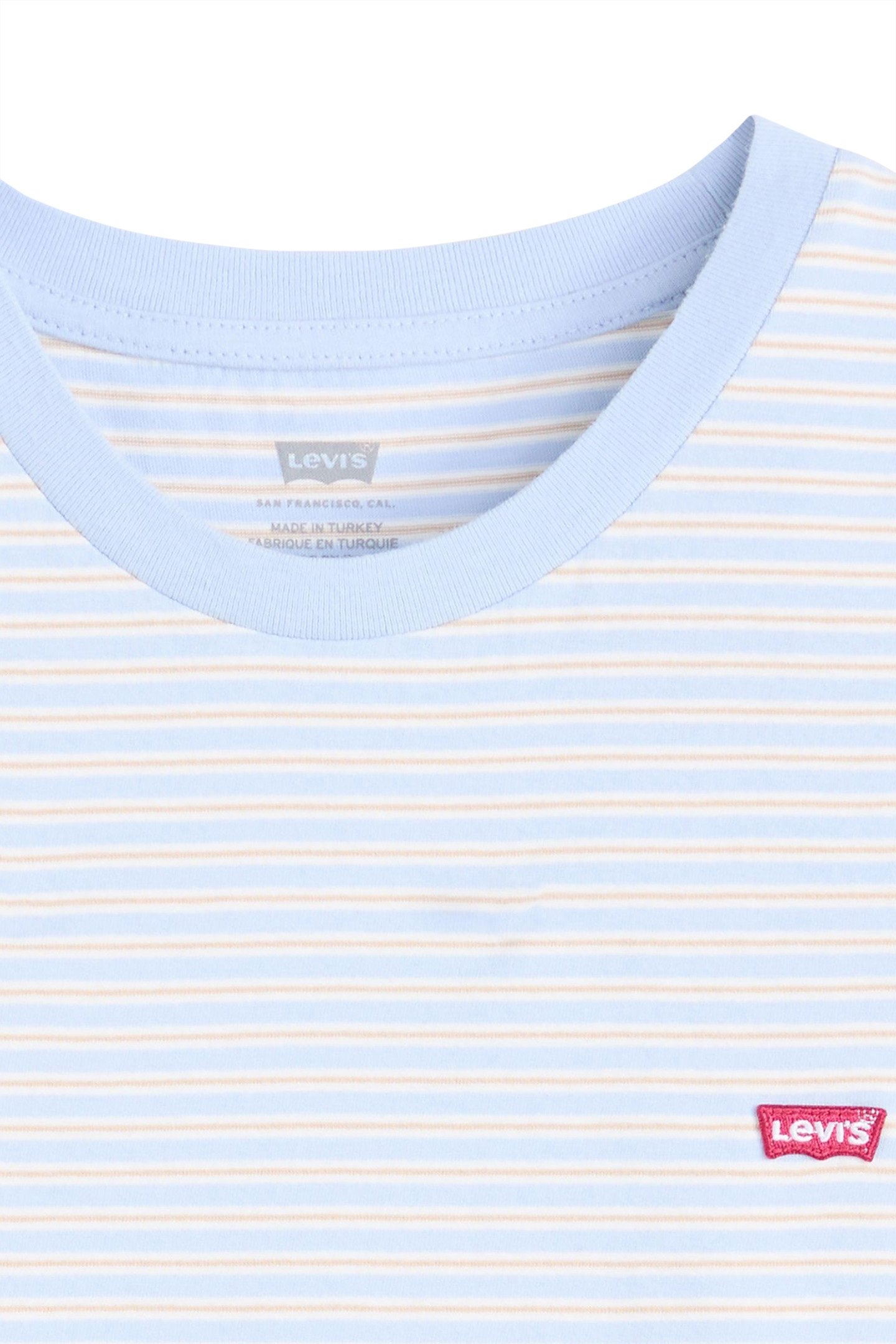 LSEPERFECT TEE COLLEGIATE STRIPE KENTUCKY BLUE 3