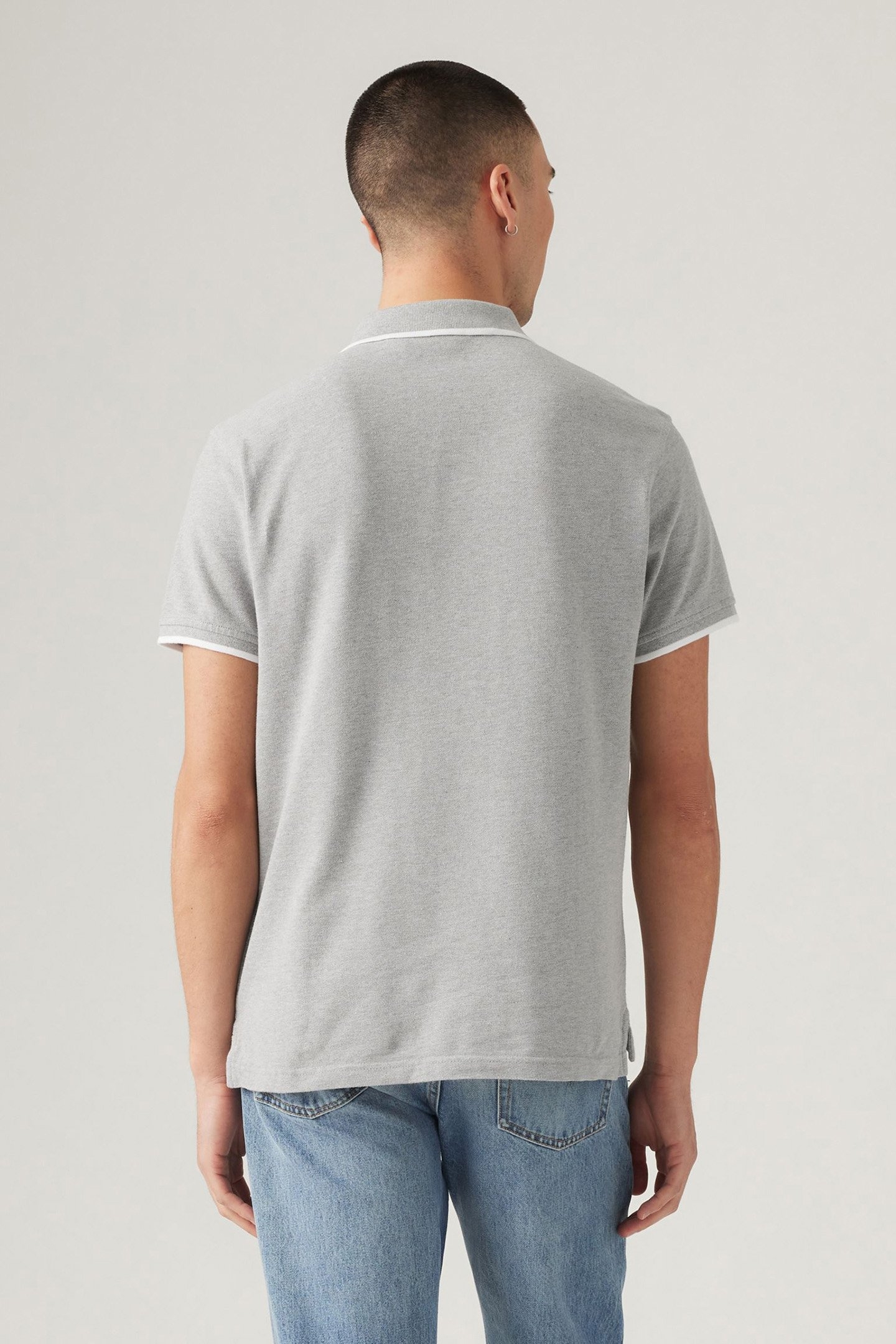 LEVIS HM POLO QUARTER TIPPING MID TONE 2