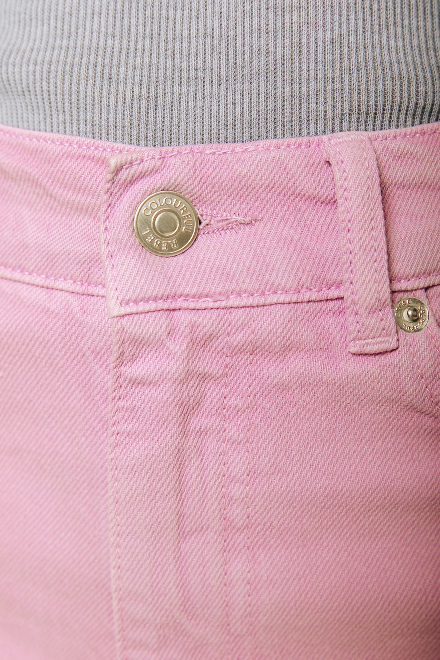 JONES MID RISE STRAIGHT LEG PANTS LIGHT BRIGHT PINK 6