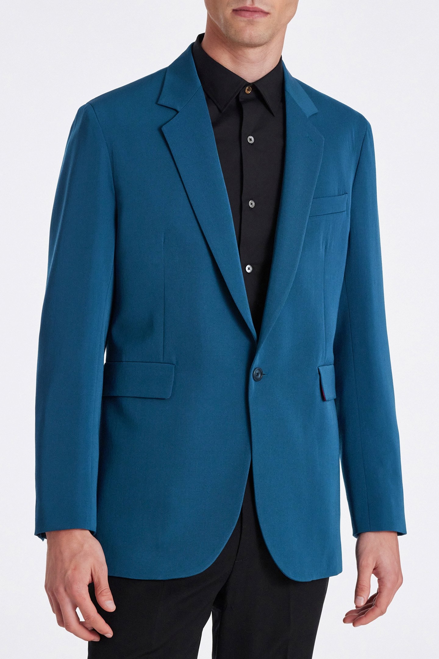 GENTS 1BTN JACKET COBALT BLUE 1