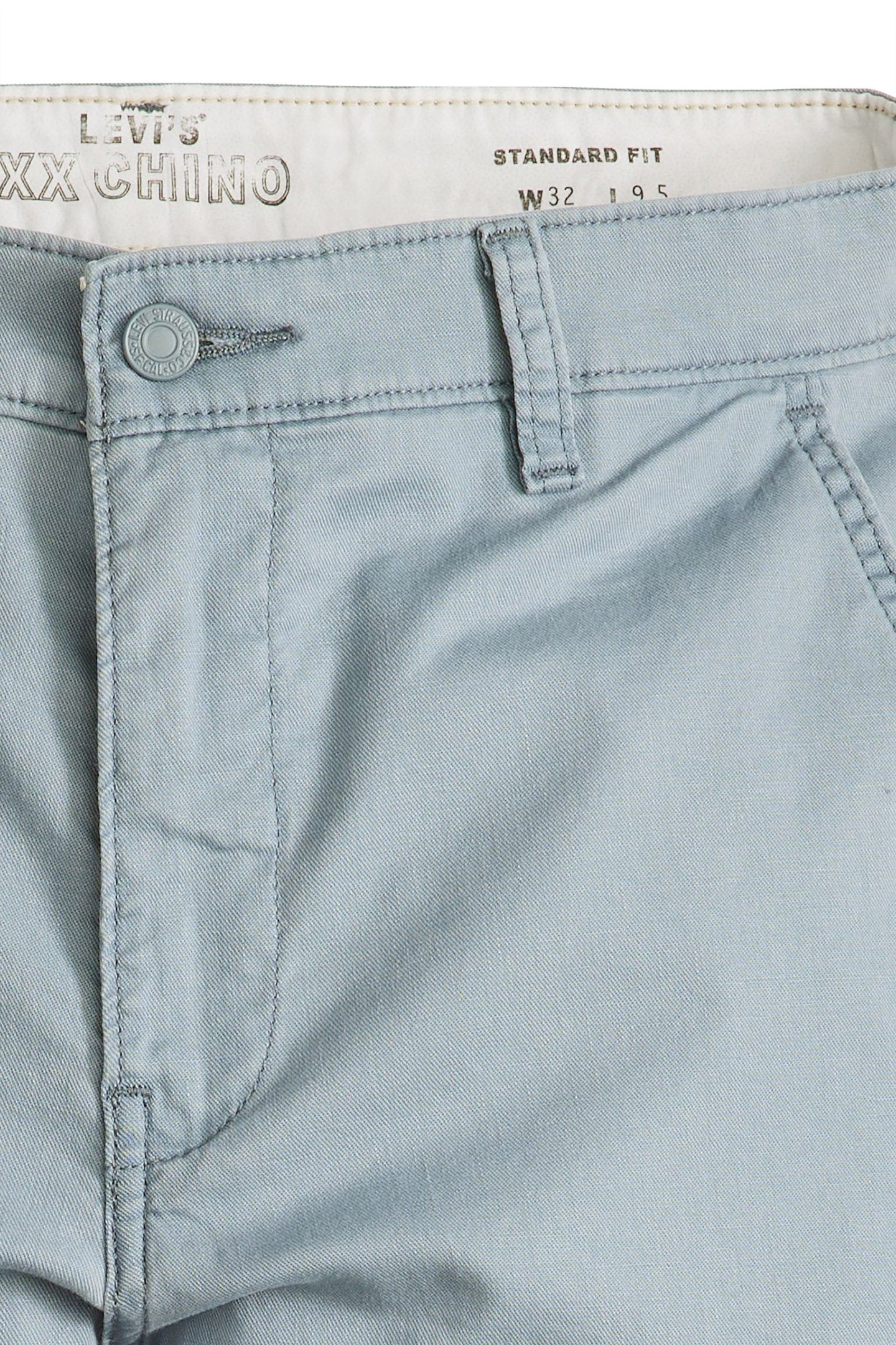 XX CHINO SHORTS II STEAM BLUE COTTON LINEN 7