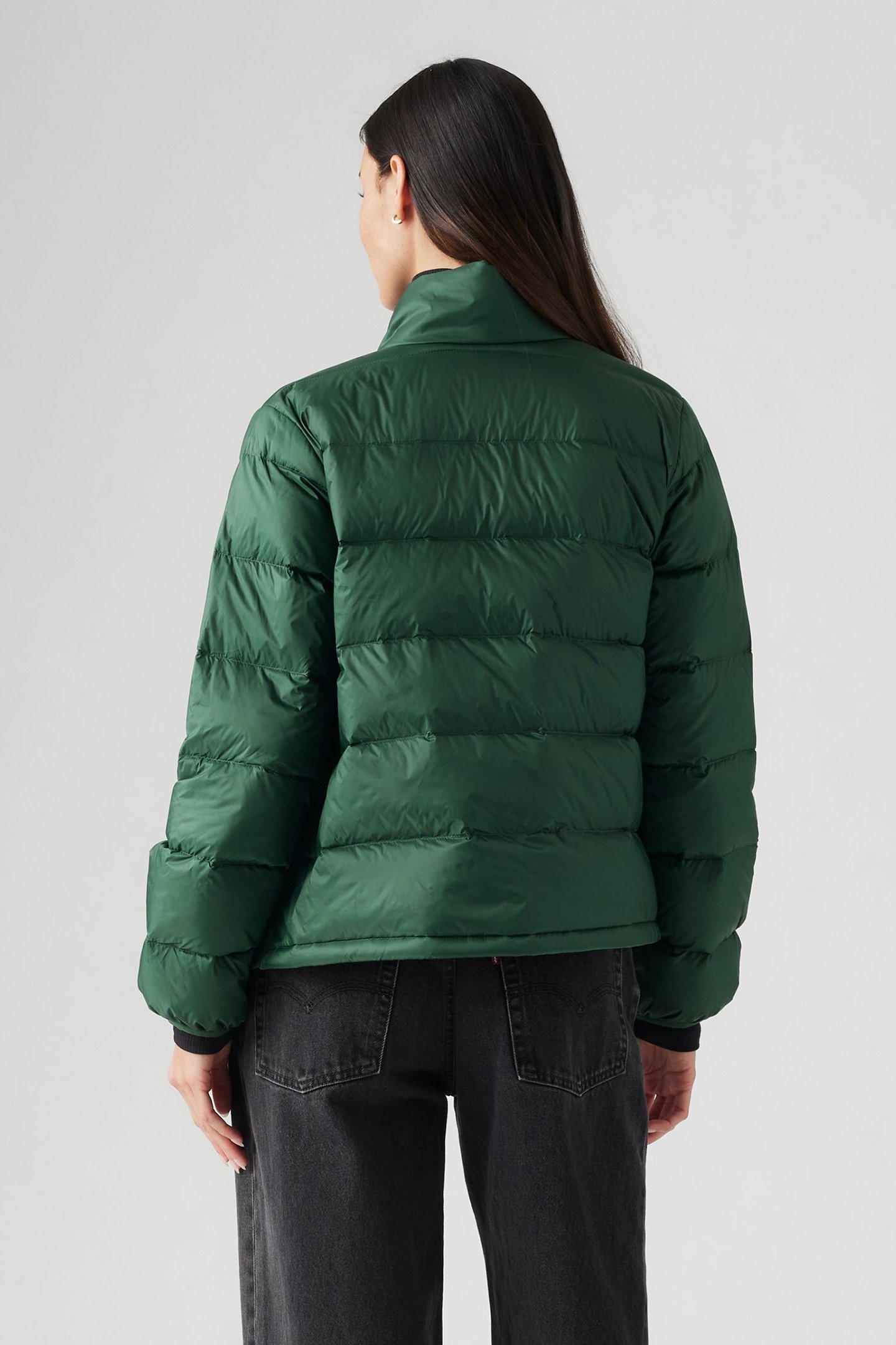 WILLA DOWN PACKABLE PUFFER JACKET IN GREEN 2