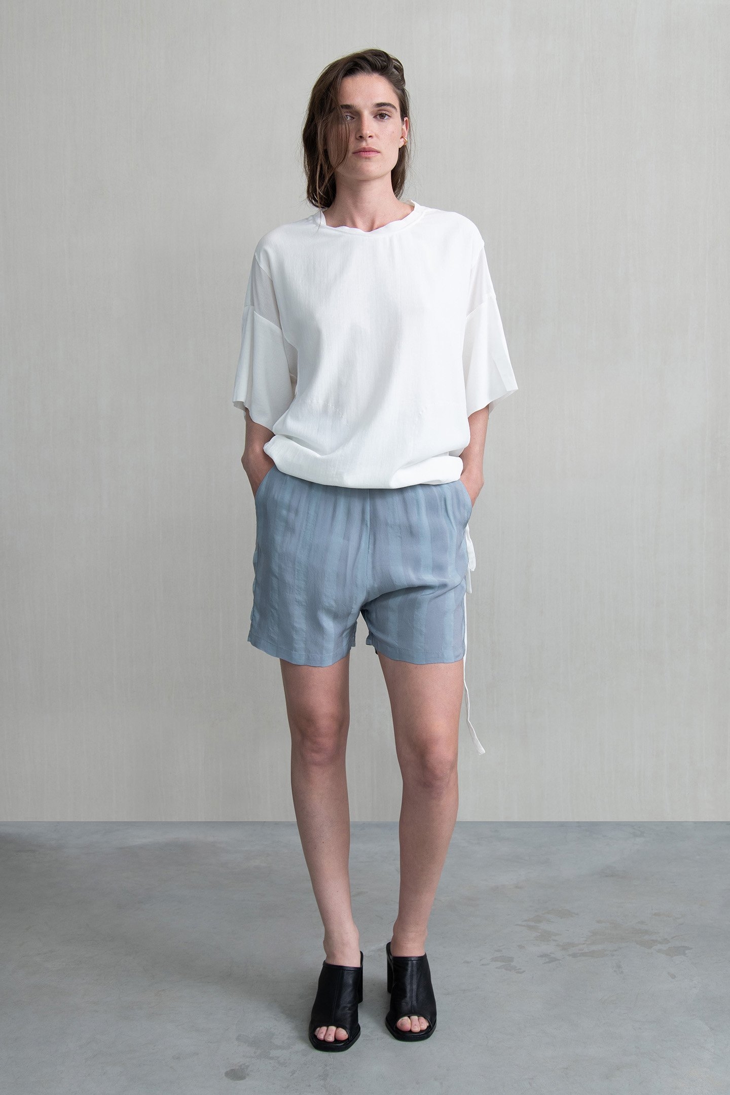 SOOPH S TROUSERS STEEL 1