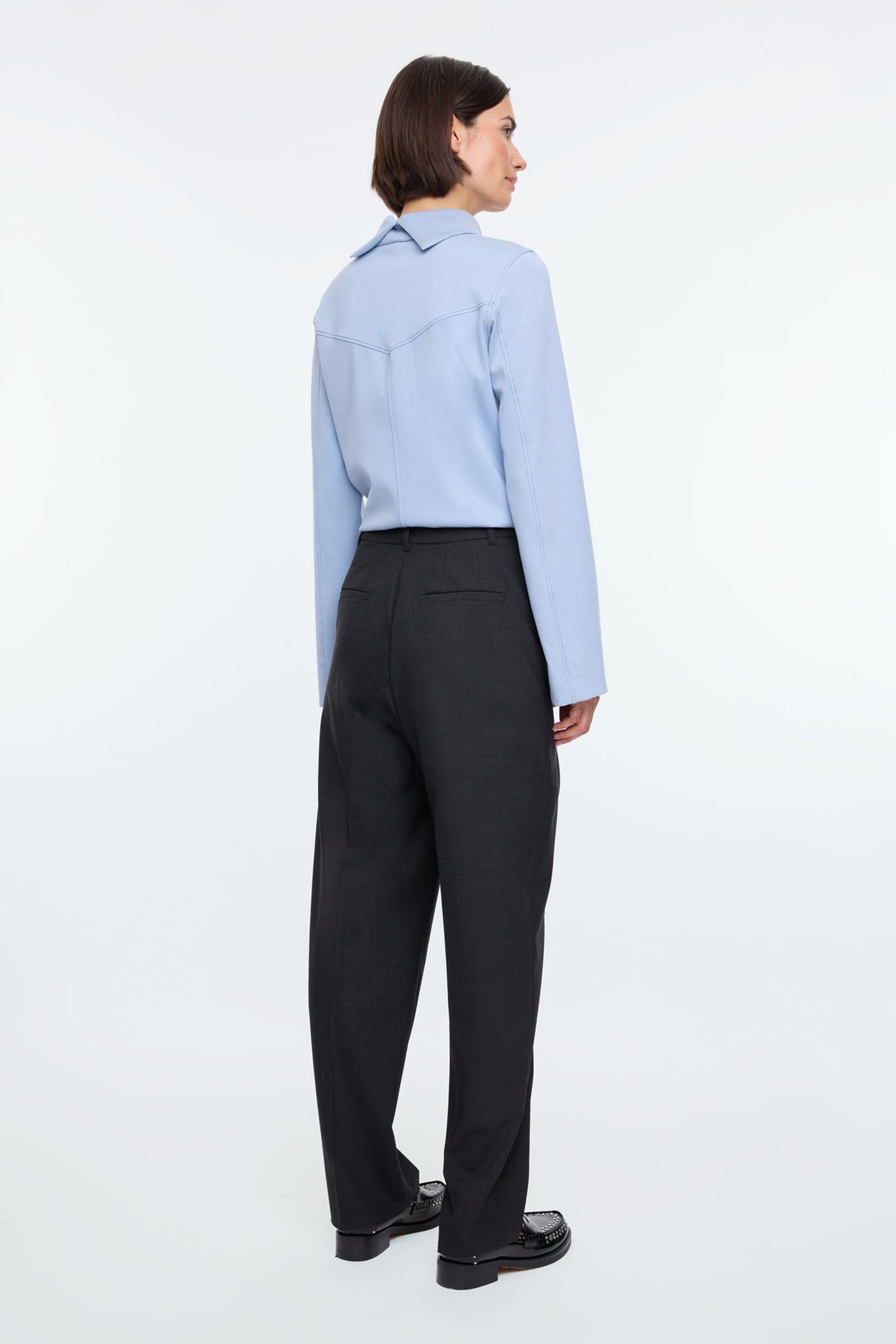 SOFT ROLNECK SWEAT LIGHT SEA BLUE 3