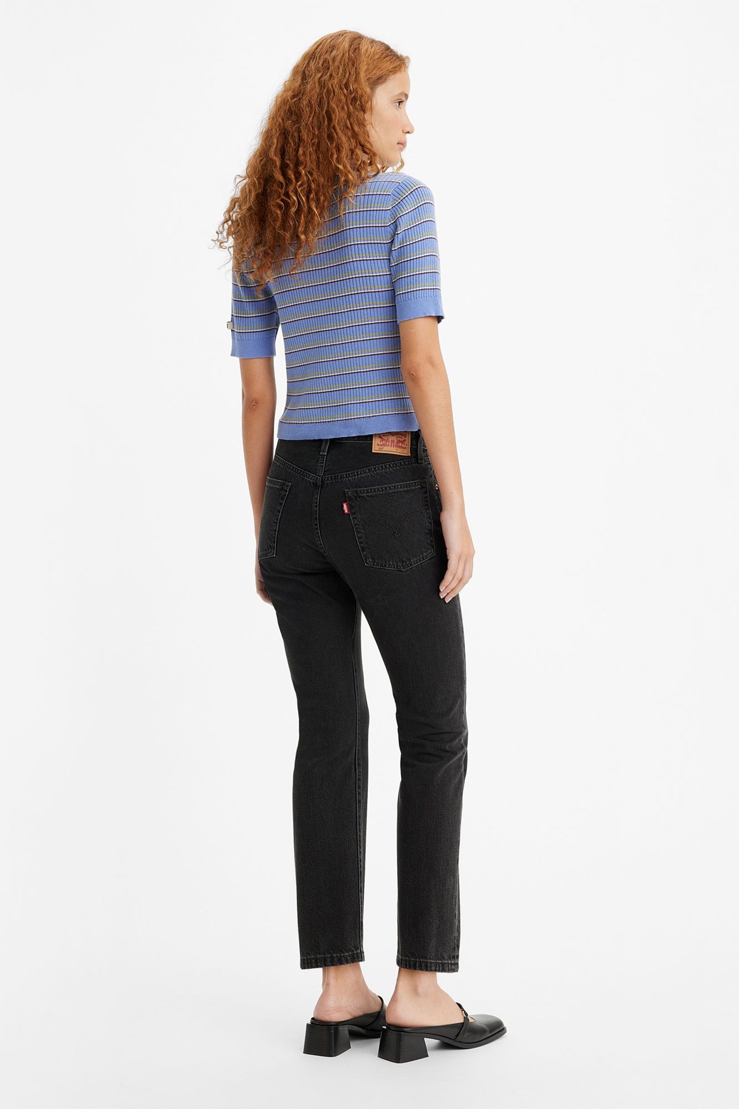 501 CROP LUNAR BLACK CLEAN HEM 2