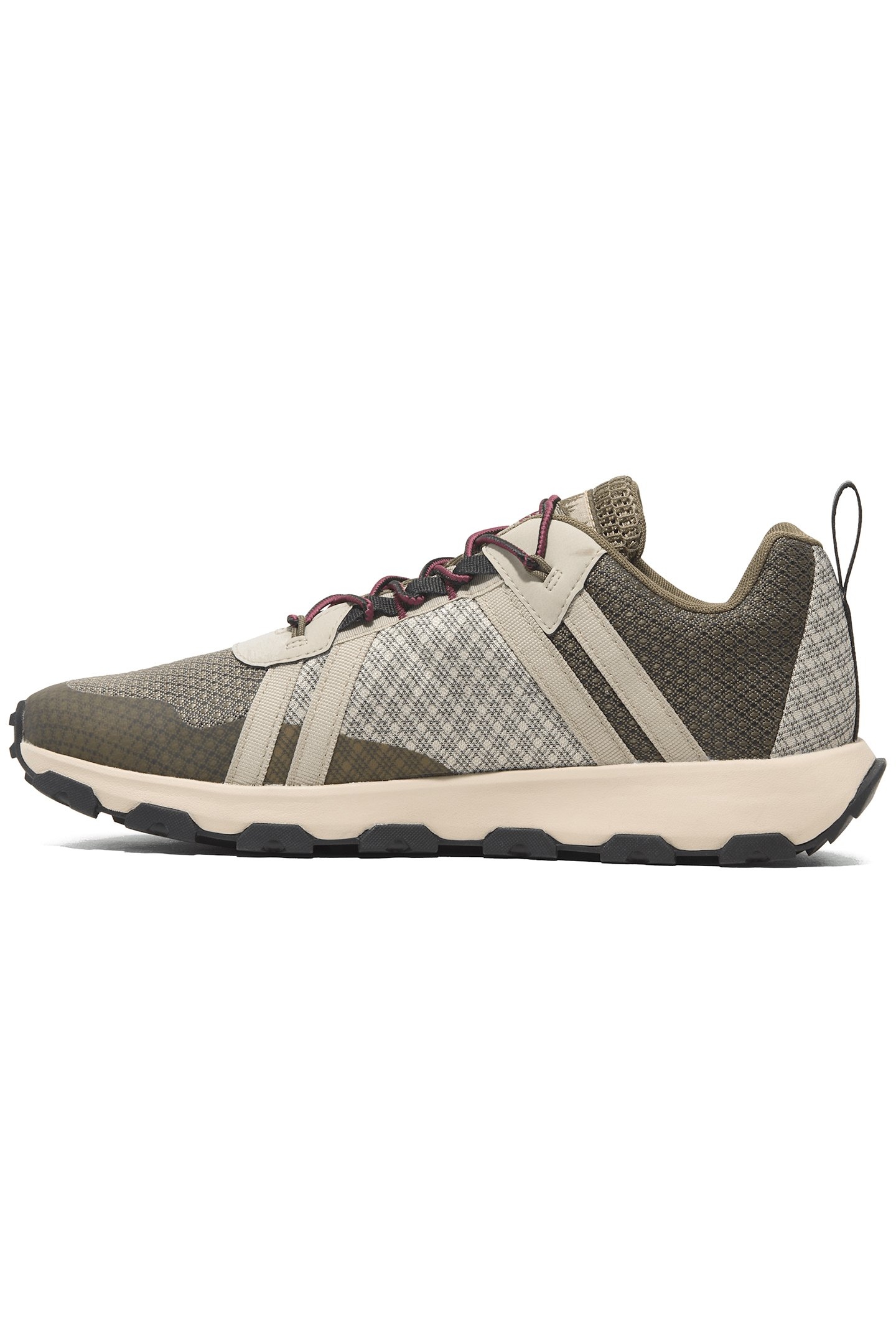 WINSOR TRAIL LOW LACE UP WATERPROOF SNEAKER LIGHT TAUPE MESH 6