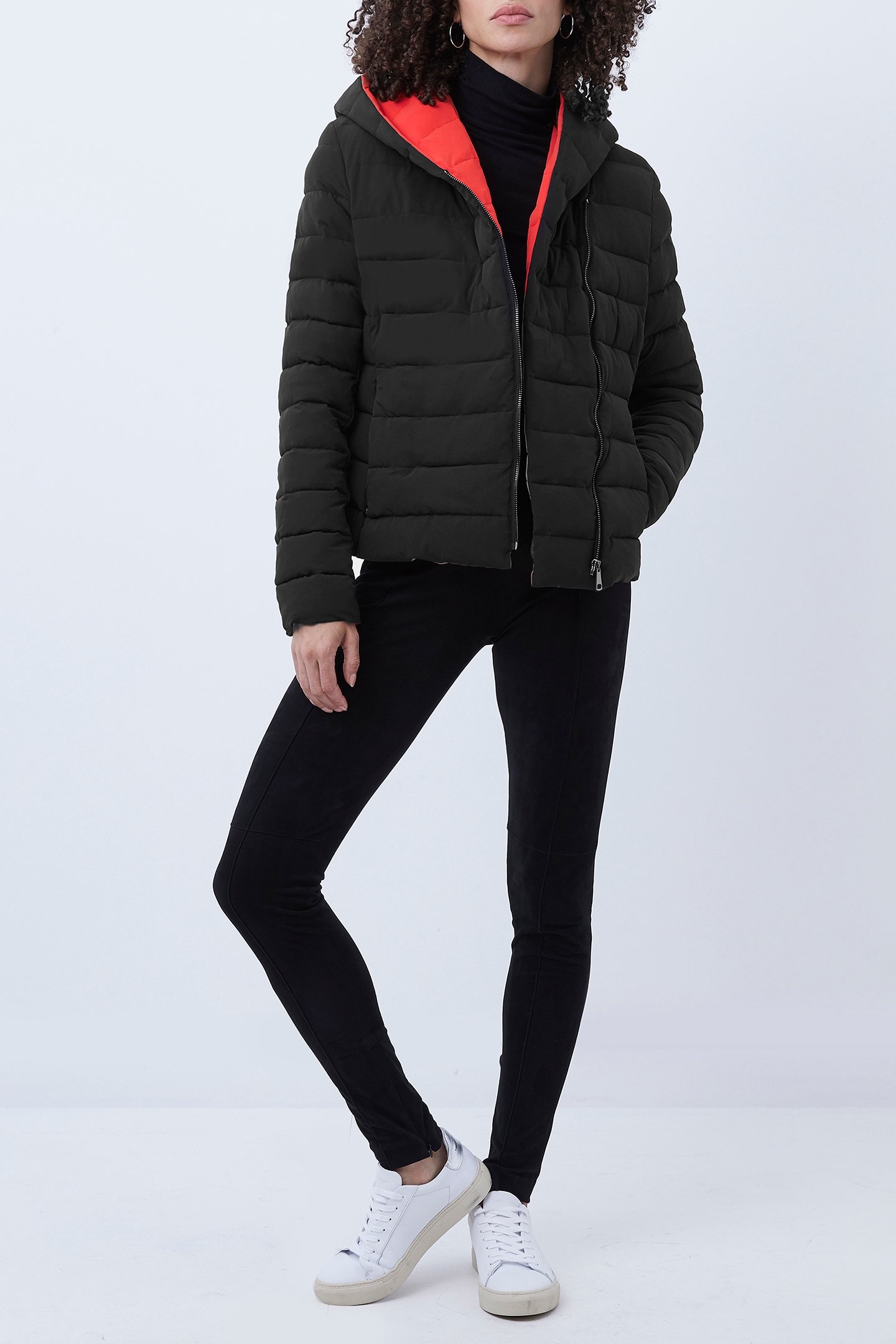 IOLA PUFFA COAT BLACK 1