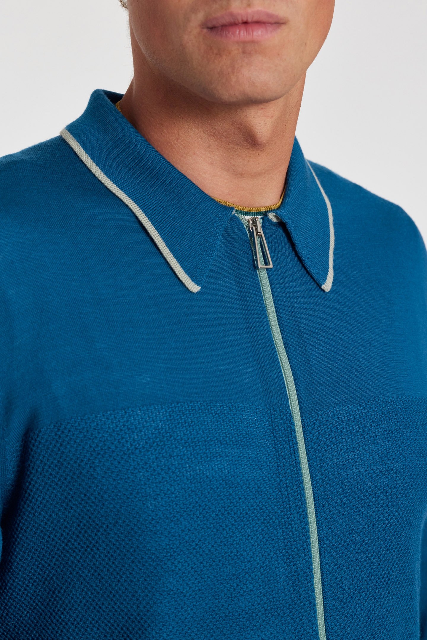 CARDIGAN ZIP THRU COBALT BLUE 6