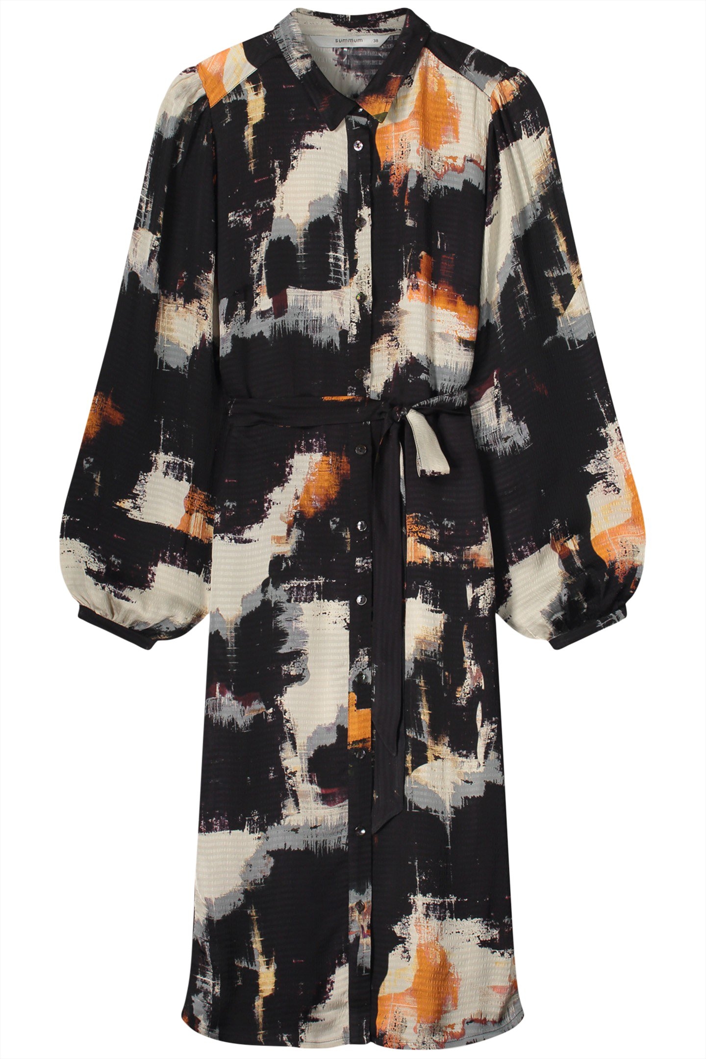 DRESS PAINTED PRINT BLACKS 3