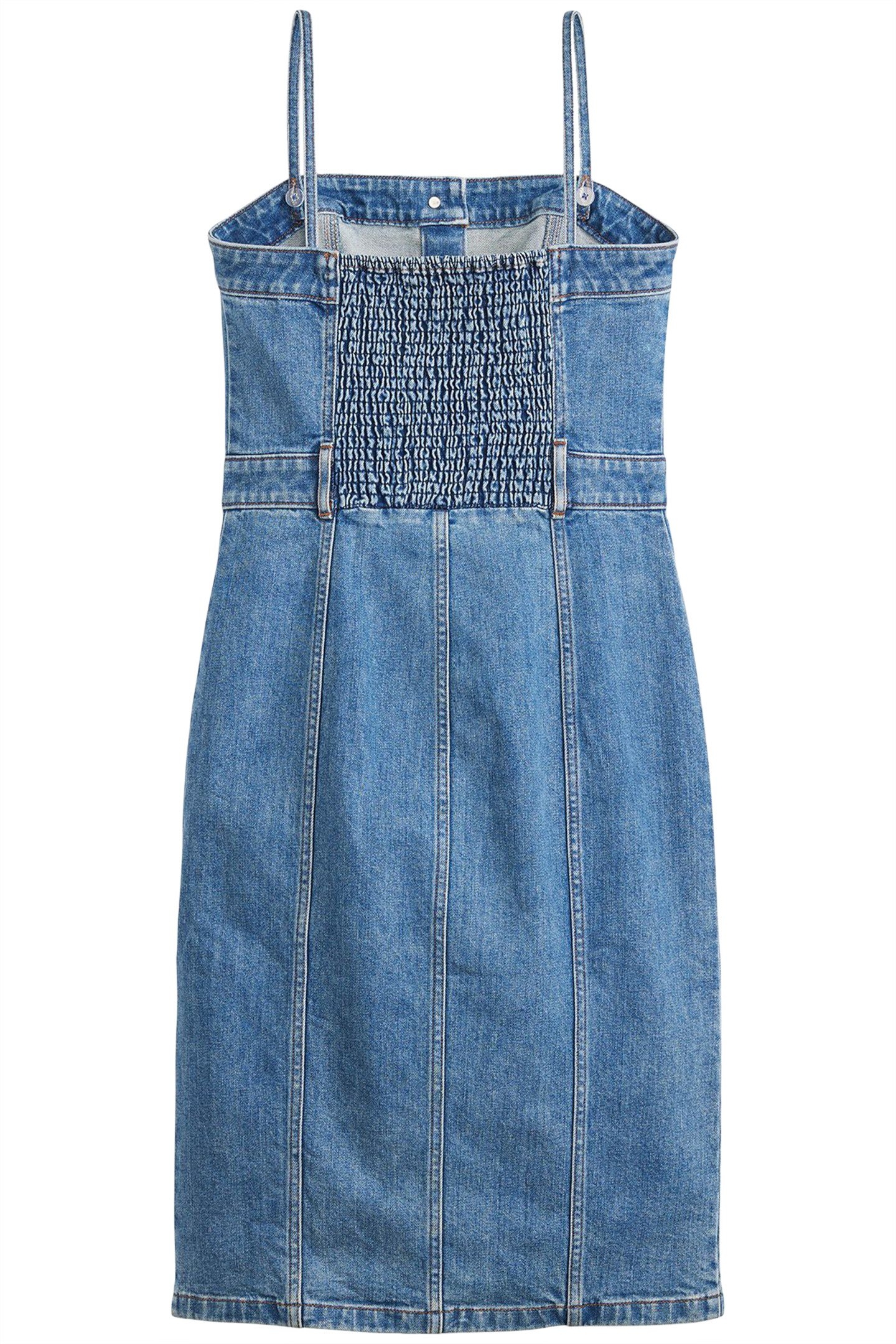DENIM BUSTIER DRESS DREAMING OF BLUE 4