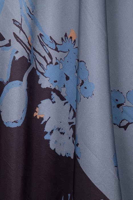 SCARVE SILK BLUE PATTERN 2