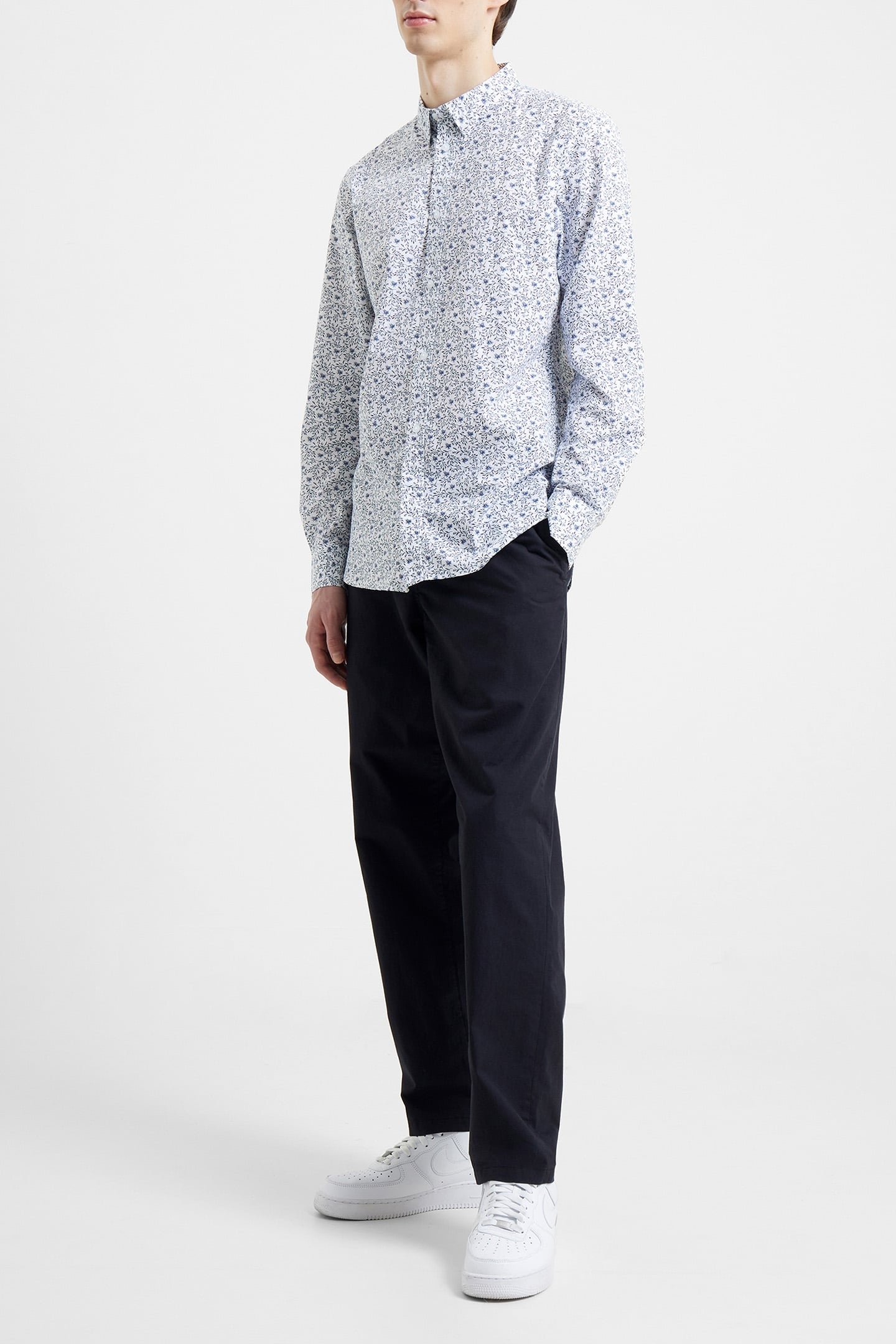 FLORAL LS BLUE LEAF FLORAL 2