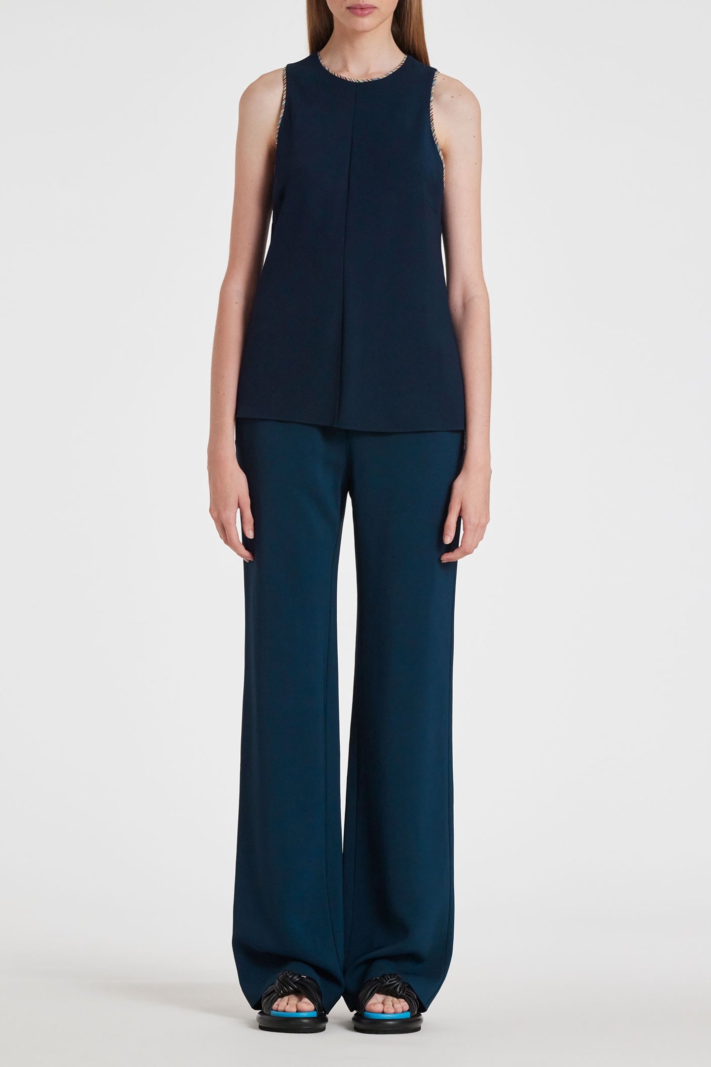 WOMENS TROUSERS NAVY 3