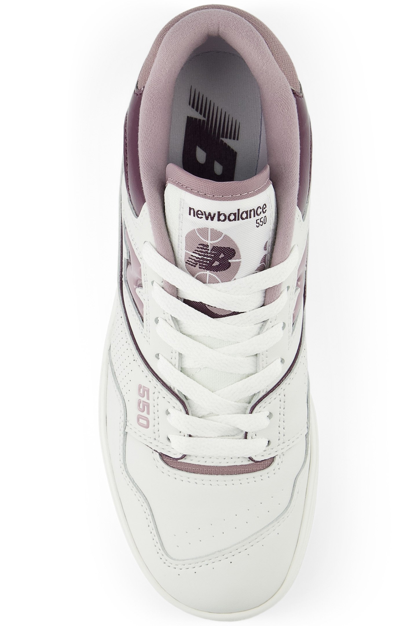 BBW550EF SNEAKERS IN WHITE & MAUVE 3