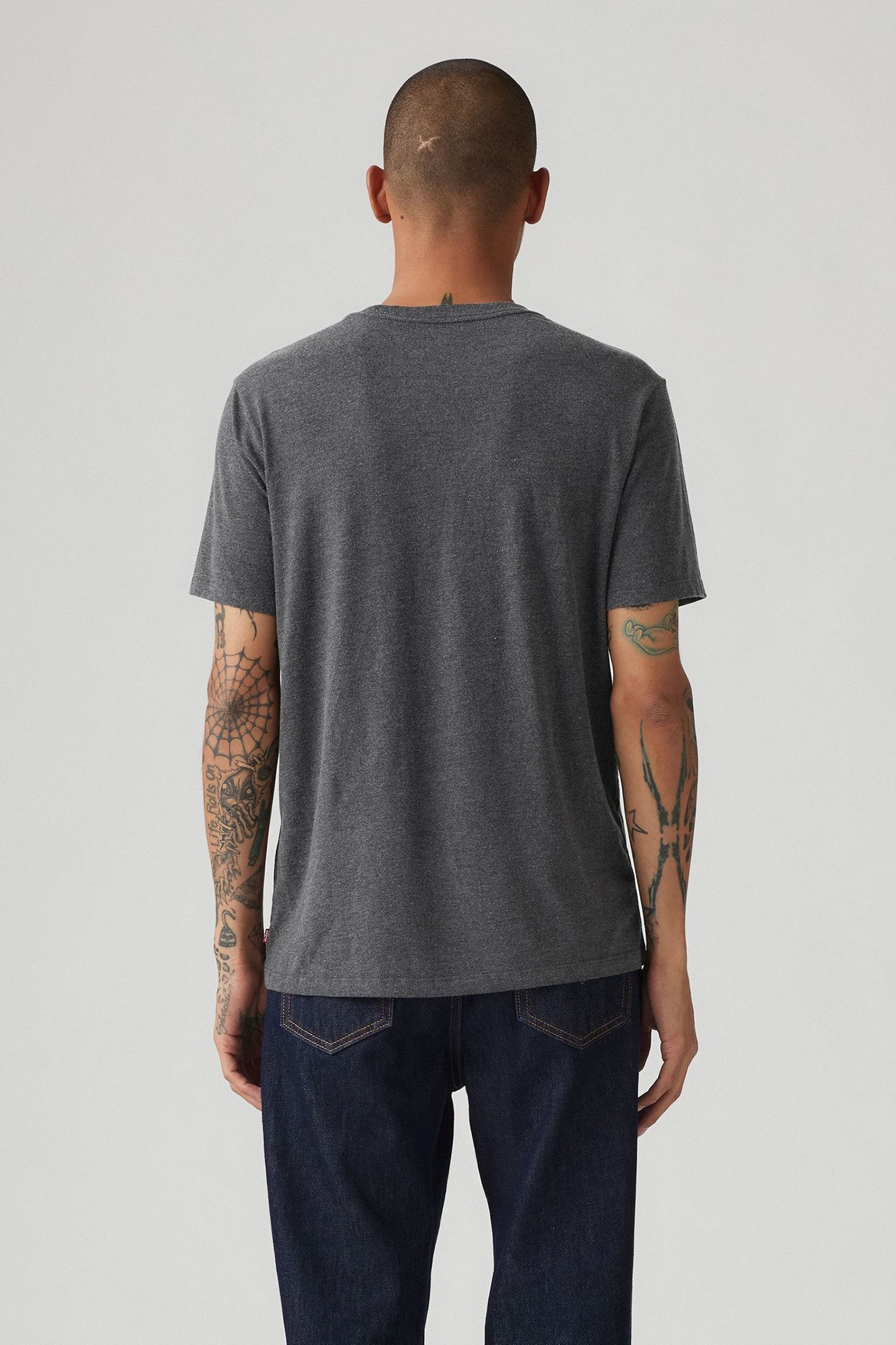 GRAPHIC CREWNECK TEE BATWING LOGO CAVIAR 2