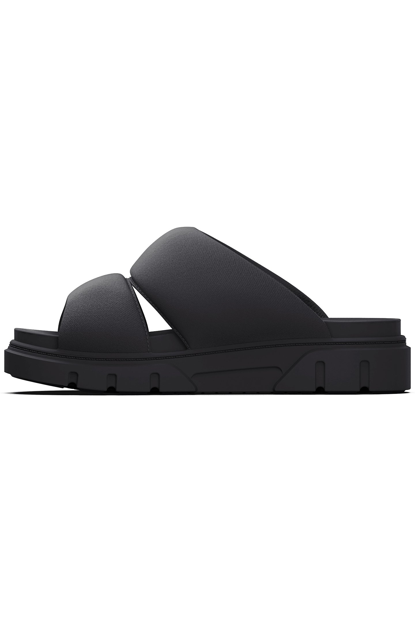 GREYFIELD SANDAL SLIDE SANDAL BLACK KNIT 6