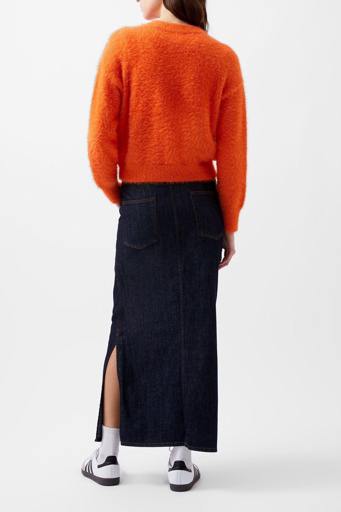 MOLLY FEATHER LS CARDIGAN CORAL ROSE 2