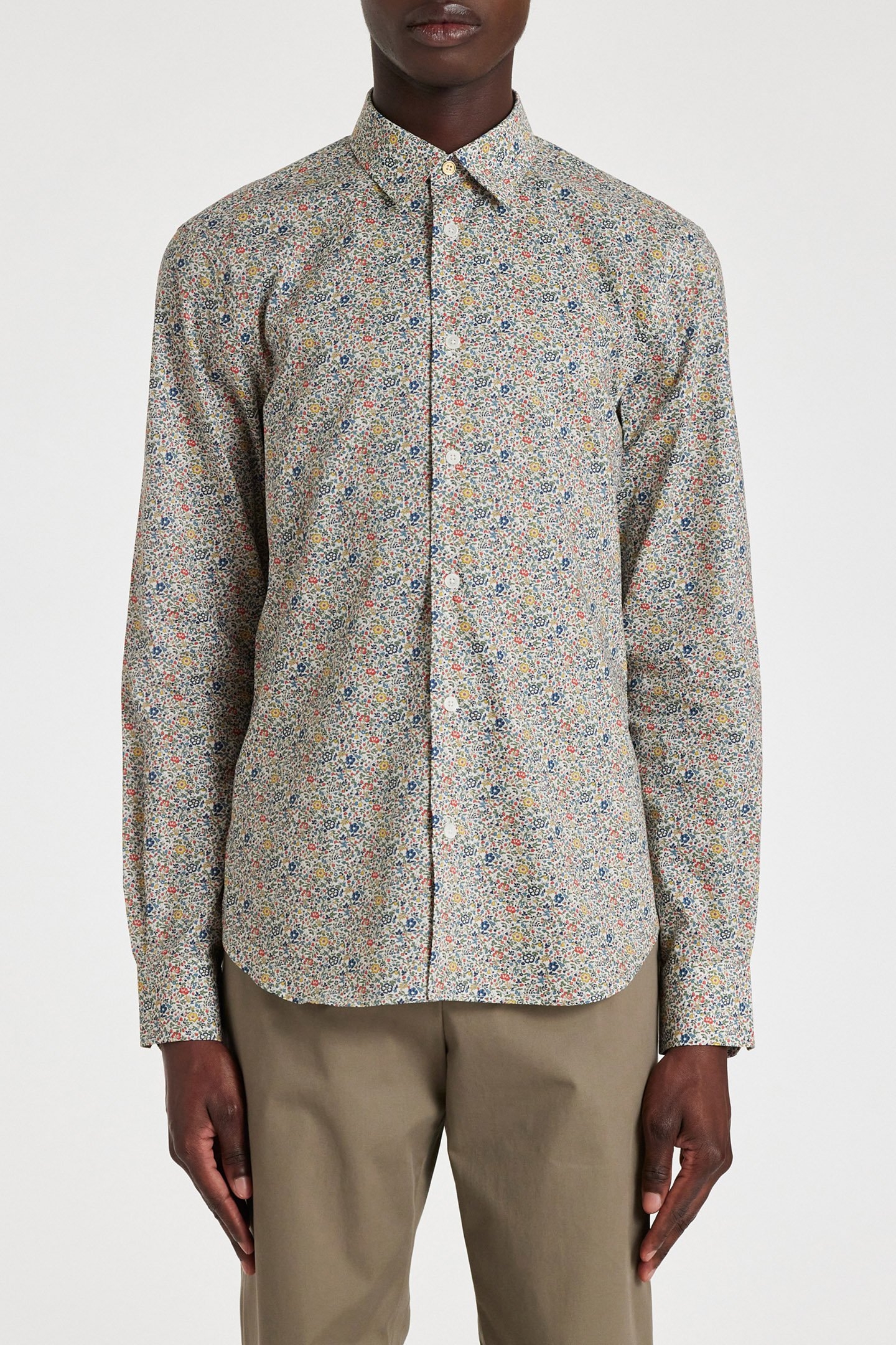 S/C SLIM FIT SHIRT MULTI COLOURED 1