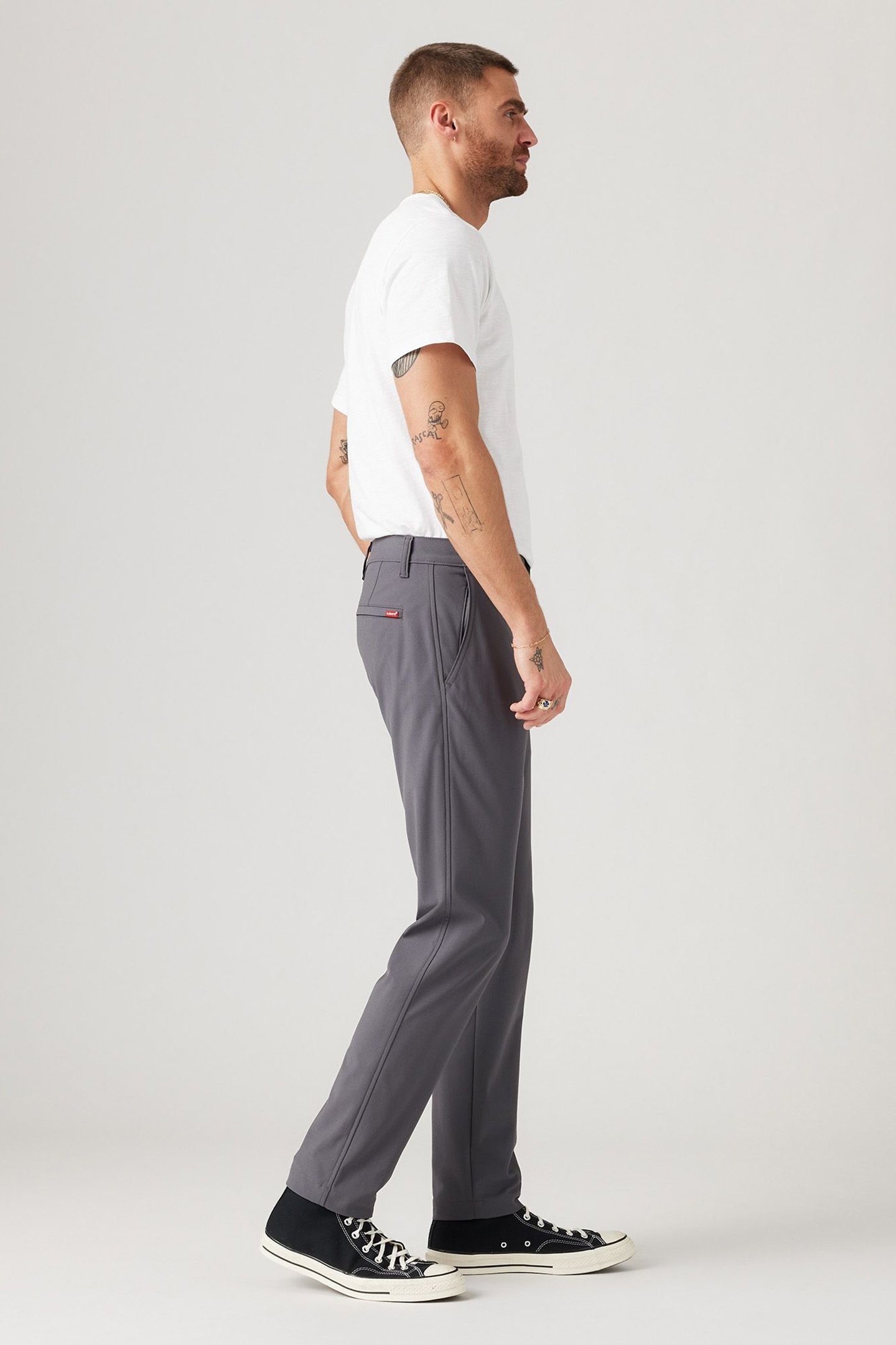 XX CHINO STD TECH T3 CHARRED GREY WARP 5